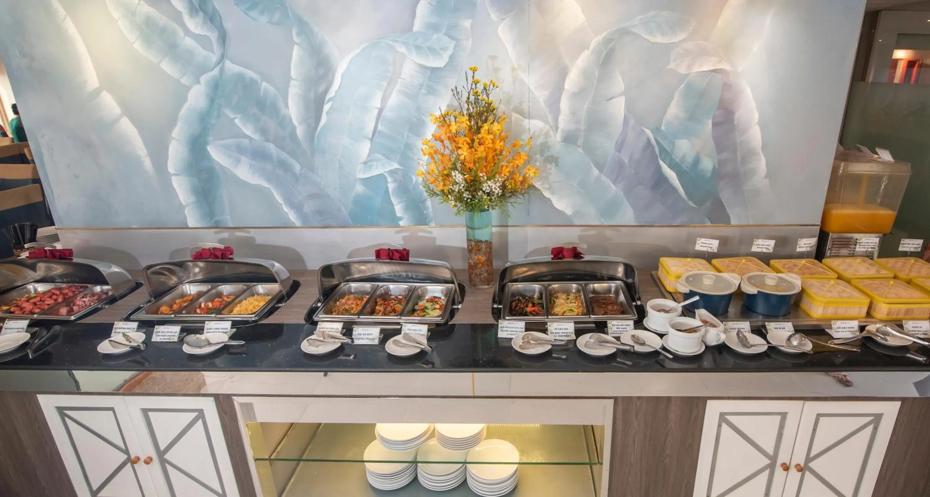 Buffet breakfast in Romance Hotel