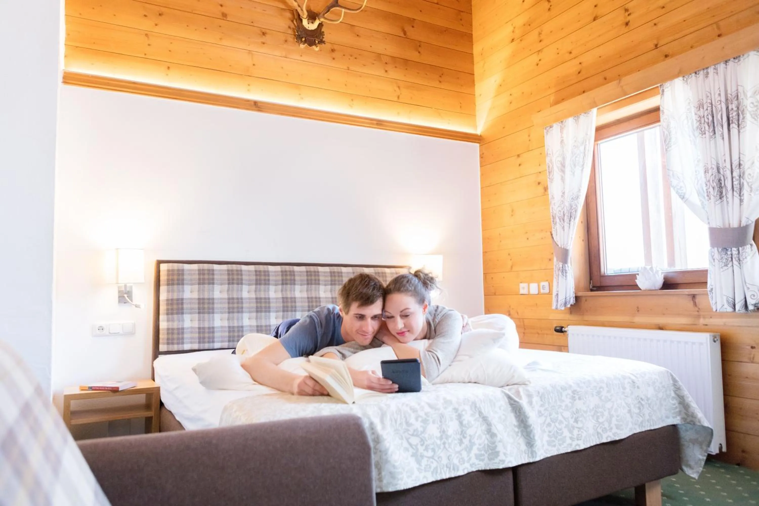 Bed in Hotel Pass Lueg