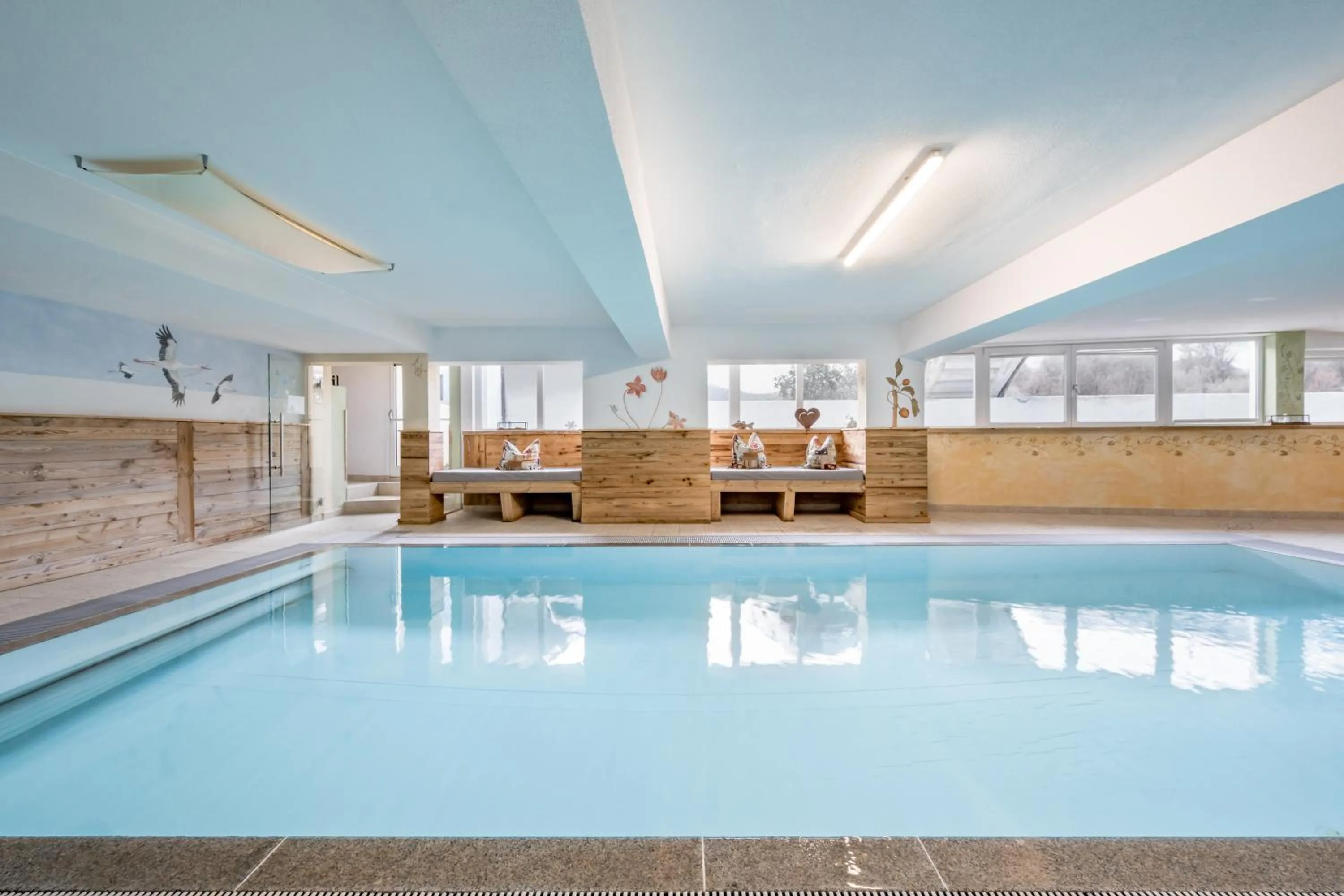 Pool view in Der Grubacher