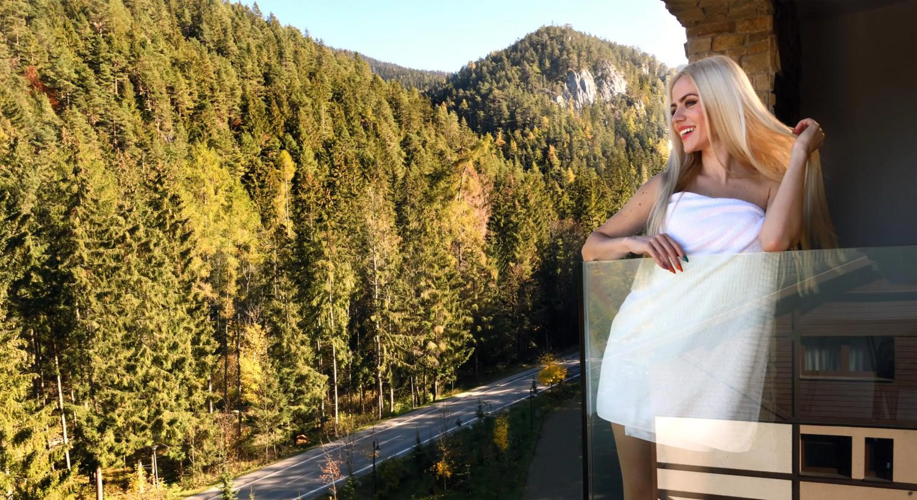 Balcony/Terrace in Wellness Hotel Chopok