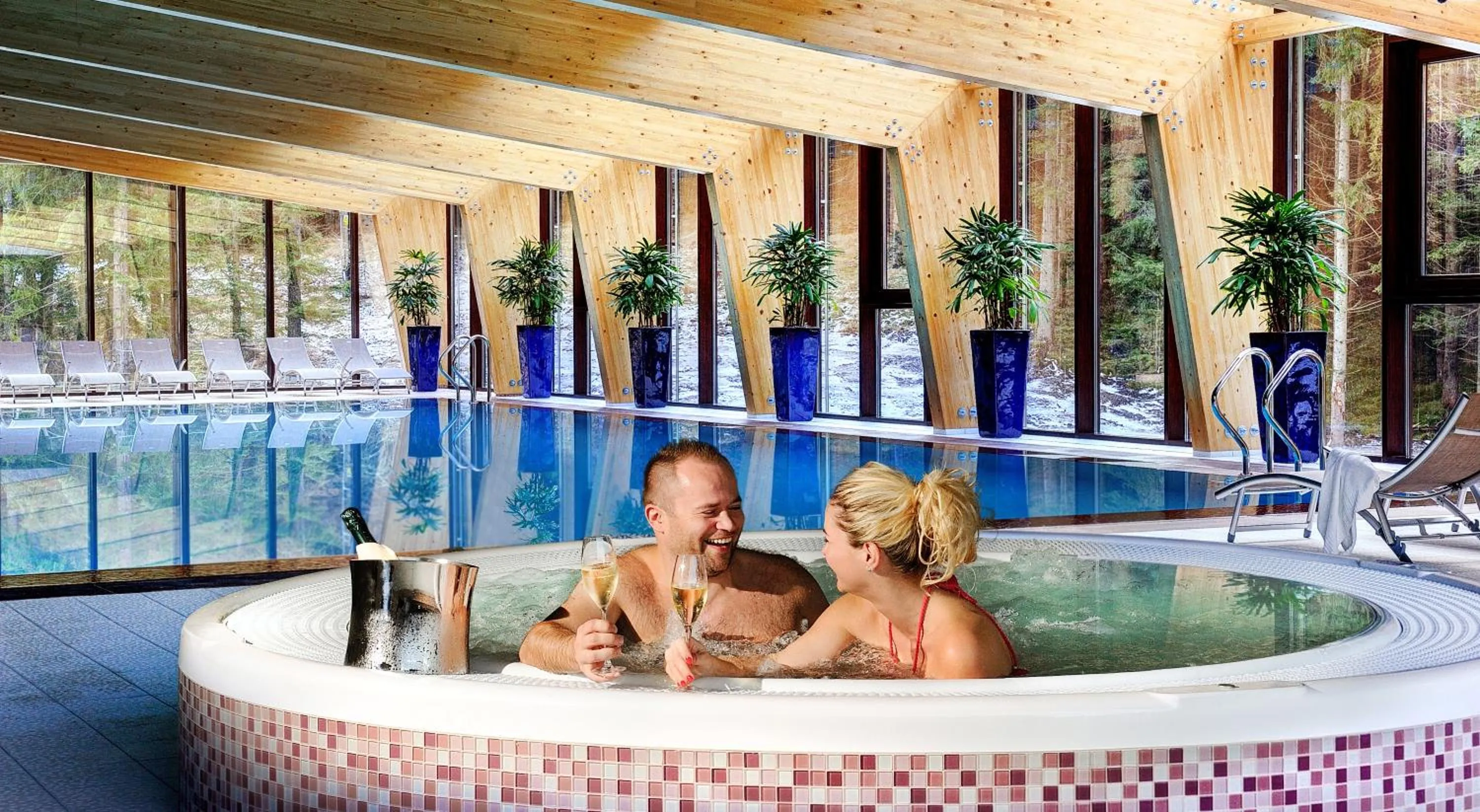 Hot Tub in Wellness Hotel Chopok