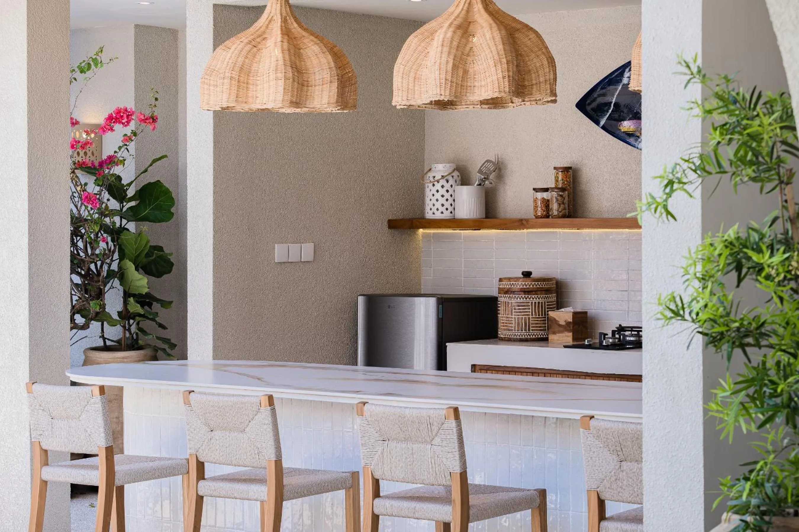 Kitchen or kitchenette in Akara Villa