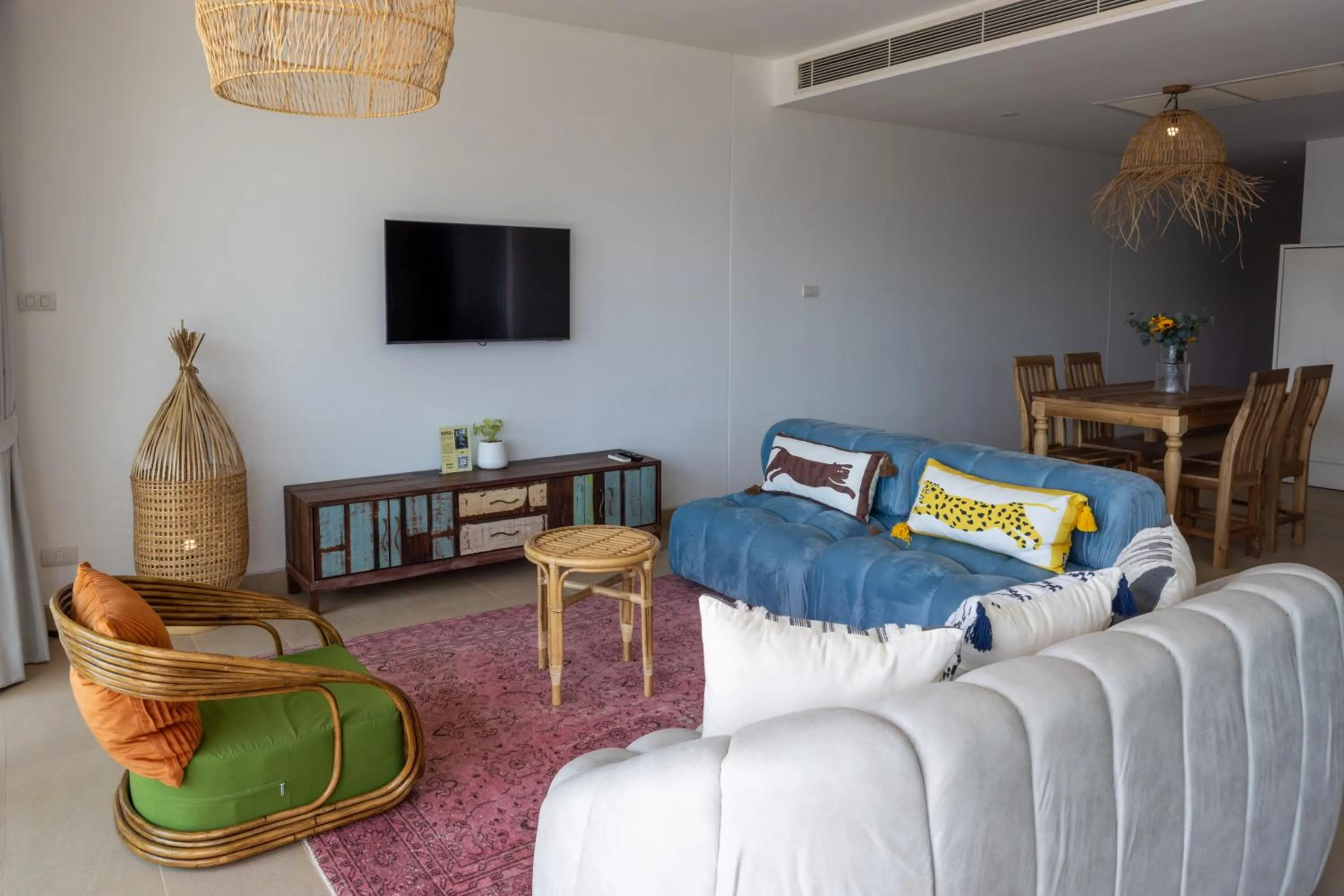 Seating area in Selina Serenity Rawai Phuket