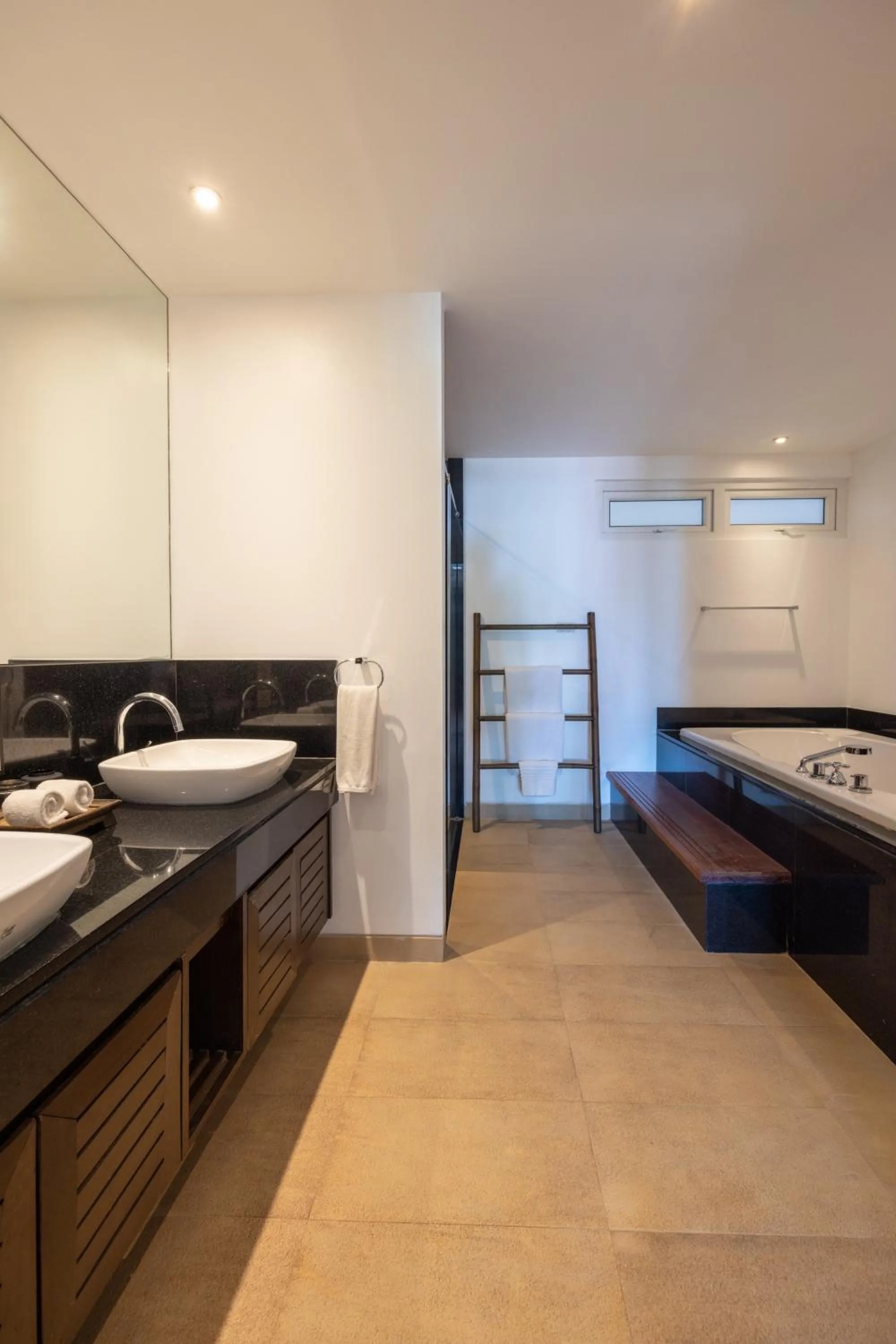Bathroom, Bed in Selina Serenity Rawai Phuket