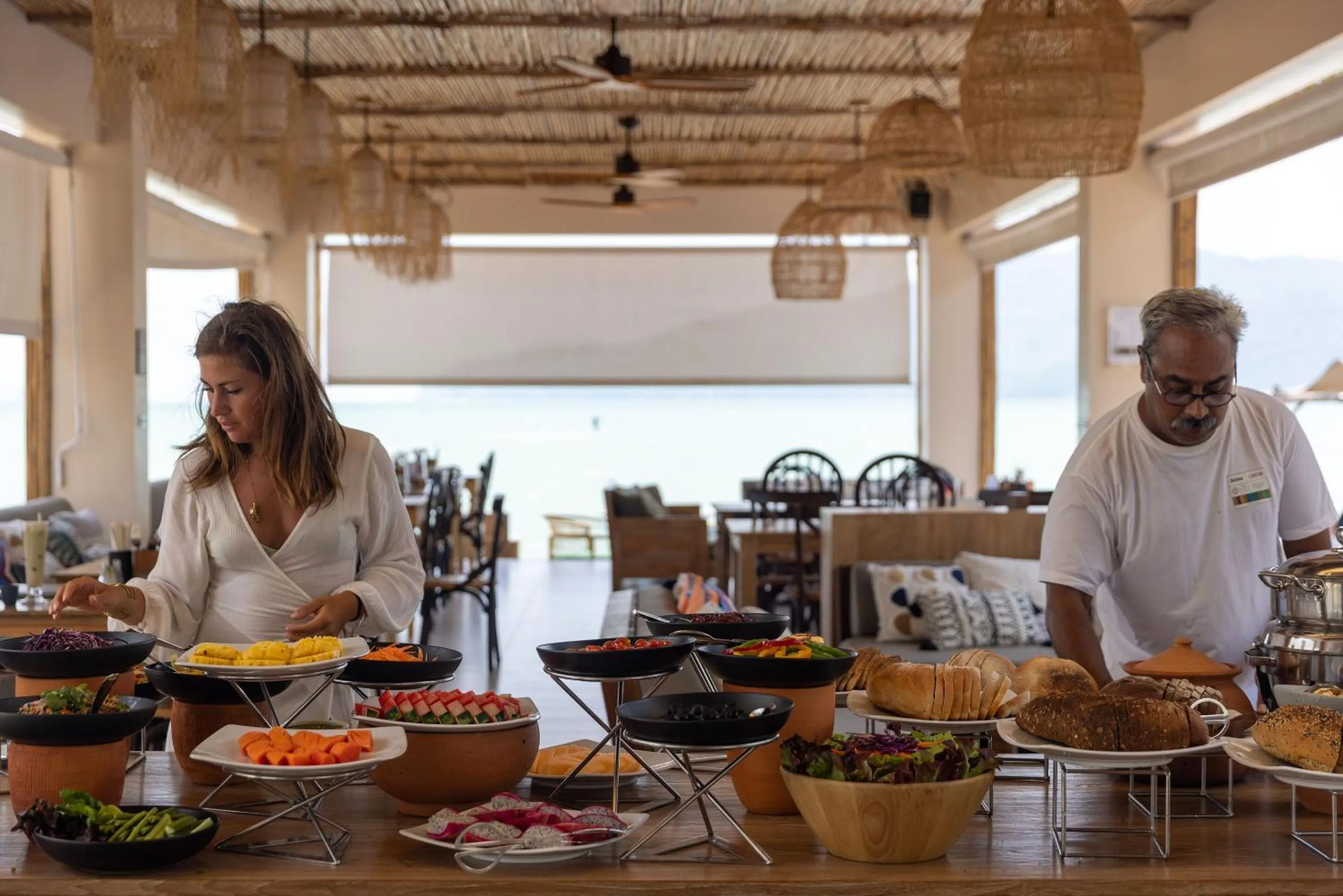 Buffet breakfast in Selina Serenity Rawai Phuket