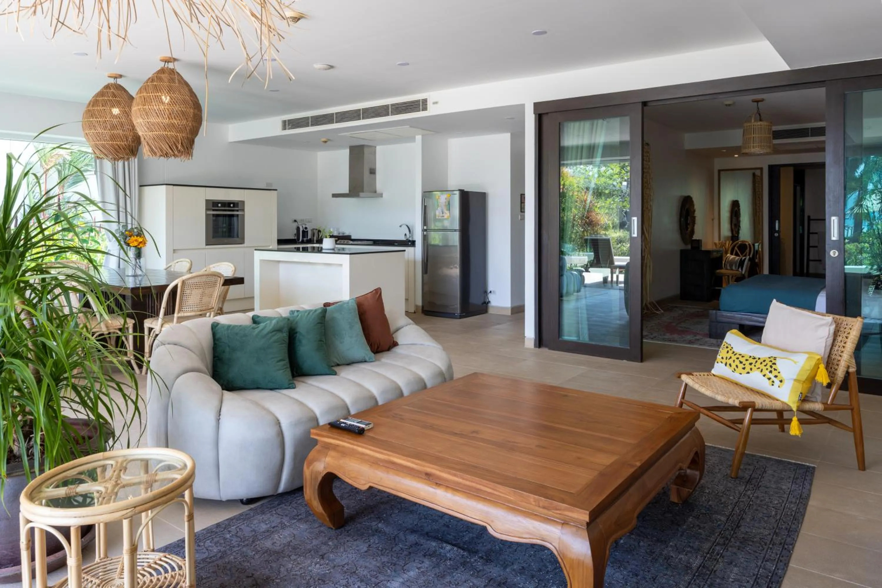 Seating area in Selina Serenity Rawai Phuket