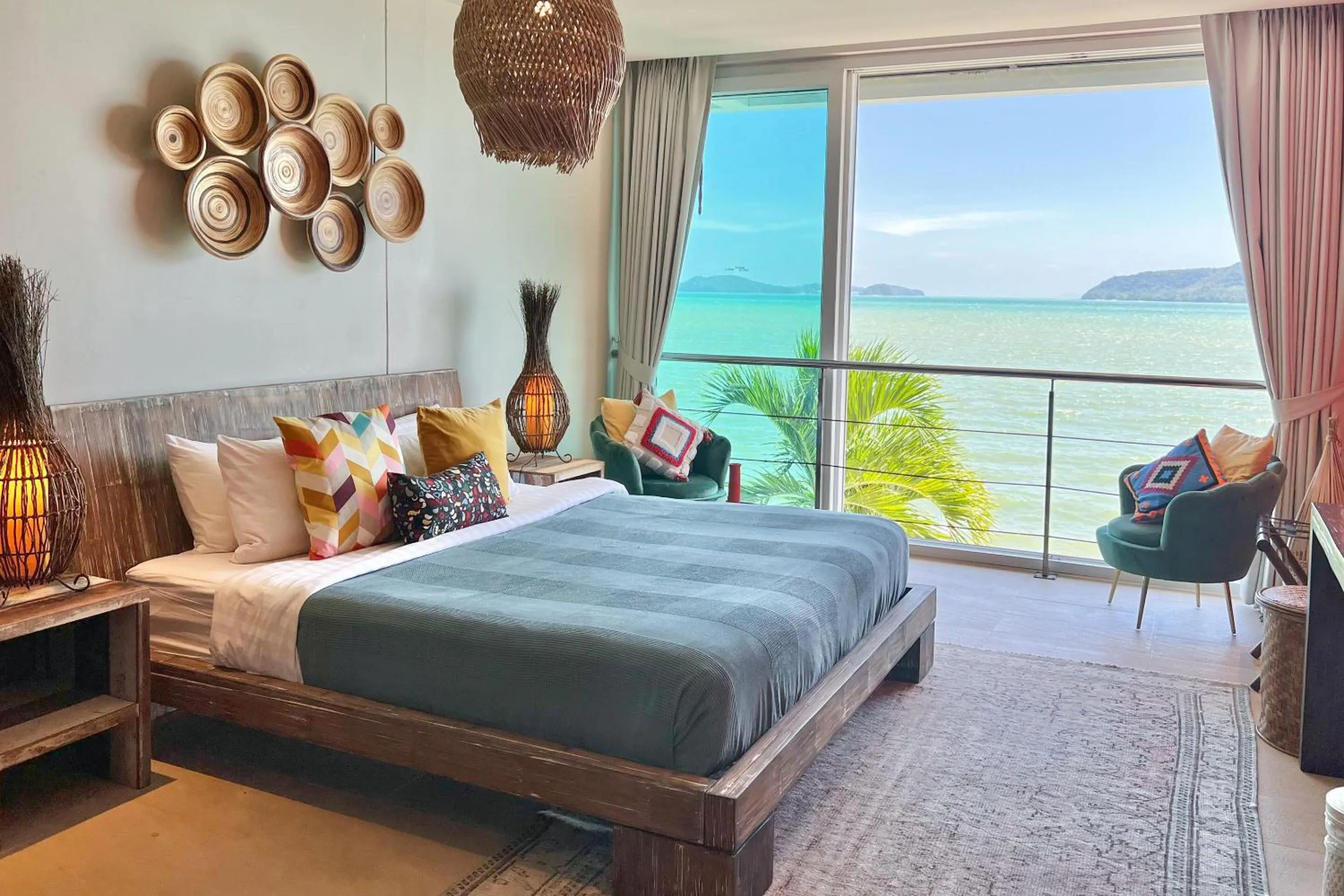View (from property/room), Bed in Selina Serenity Rawai Phuket