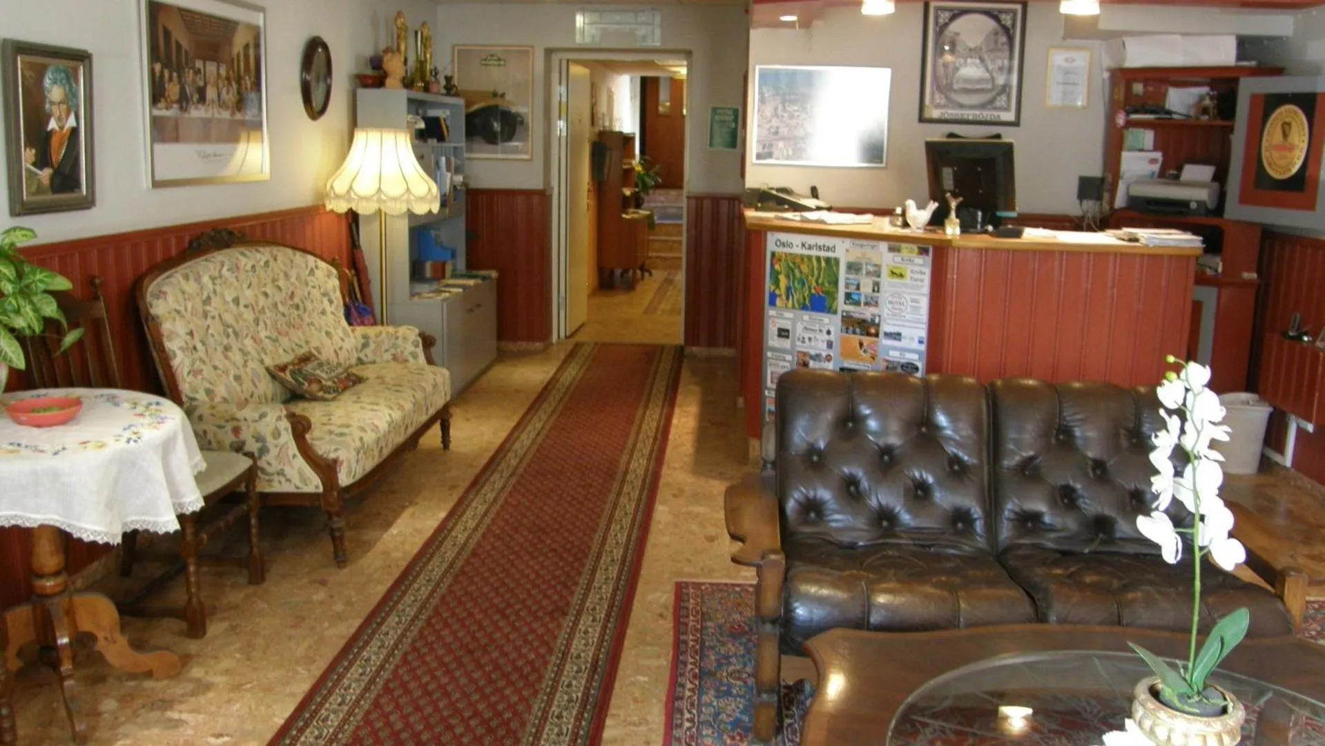 Lobby or reception in Hotel Arkaden