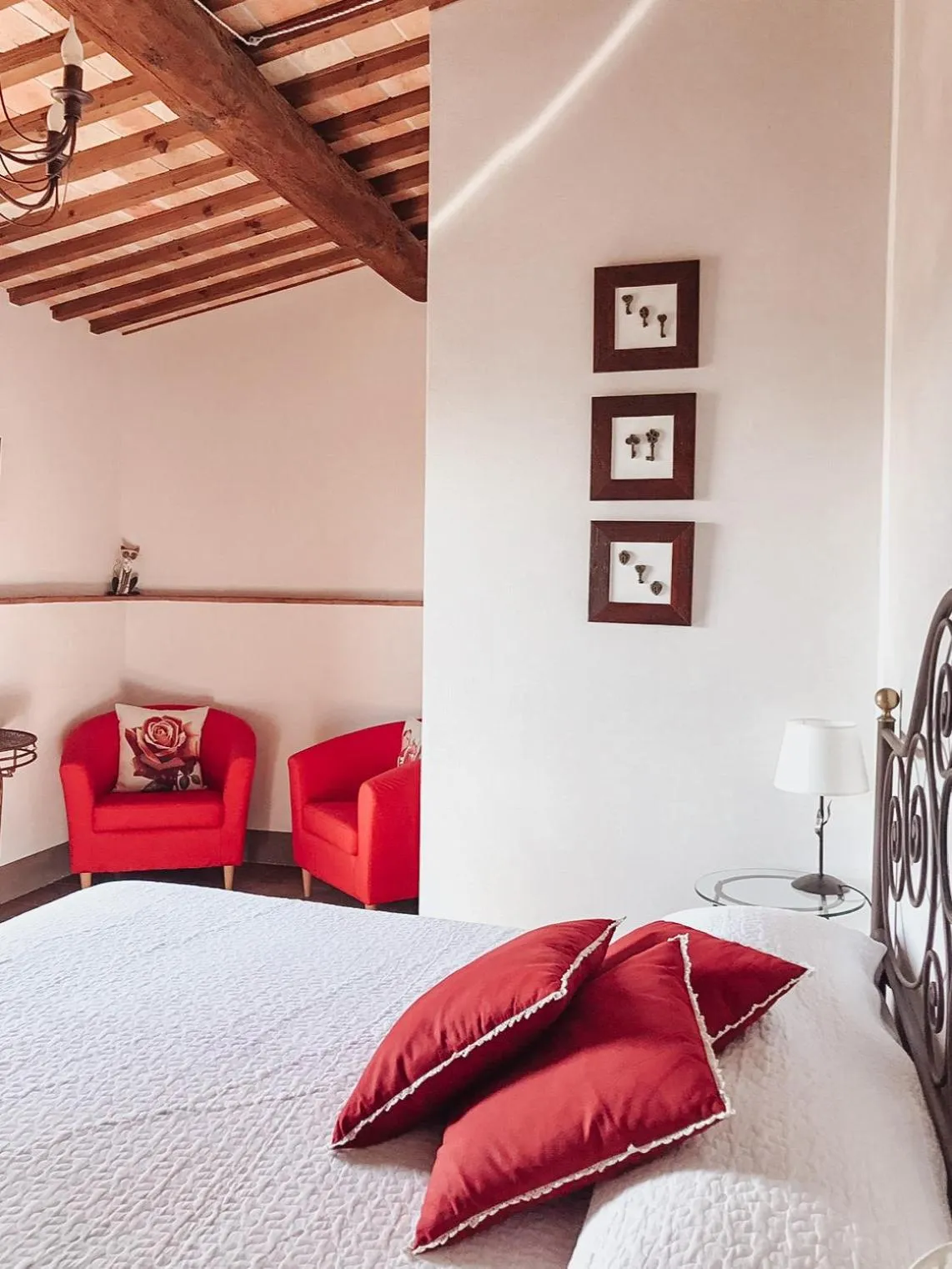 Bedroom, Bed in Antica Torre del Borgo