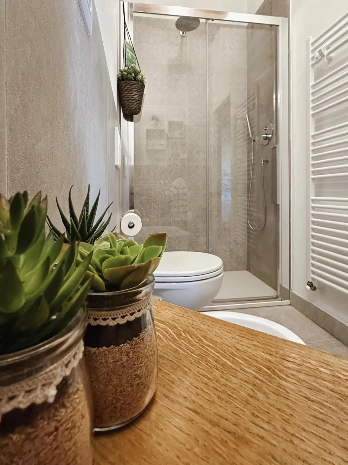 Bathroom in Antica Torre del Borgo