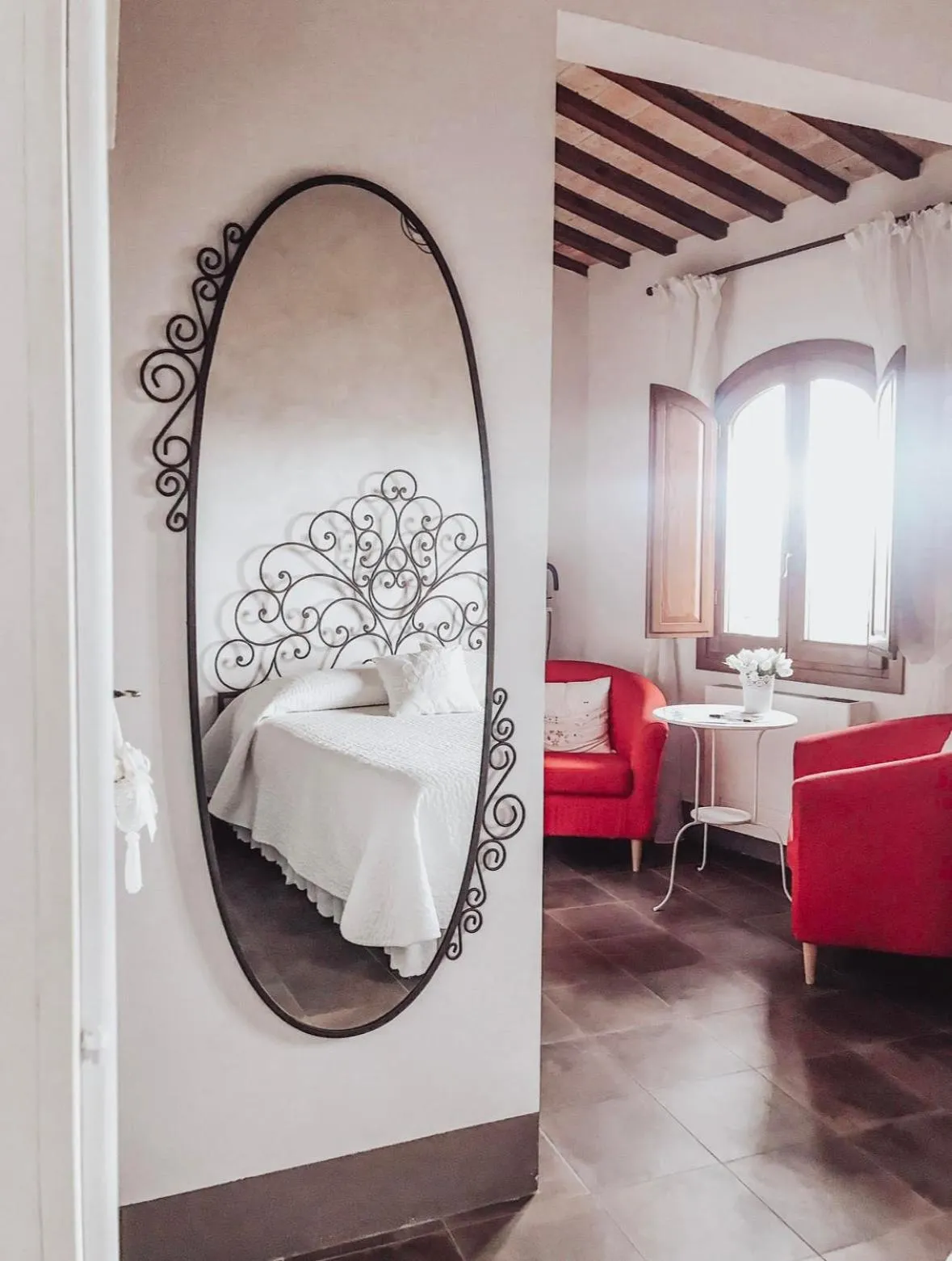 Bedroom in Antica Torre del Borgo