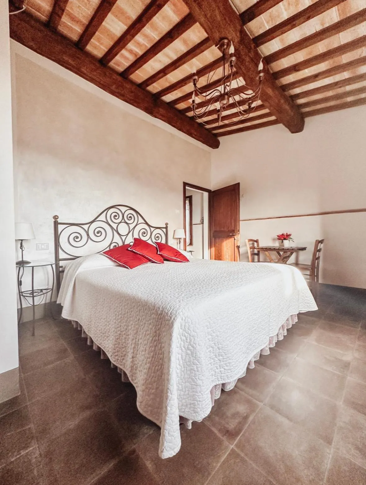 Bedroom, Bed in Antica Torre del Borgo