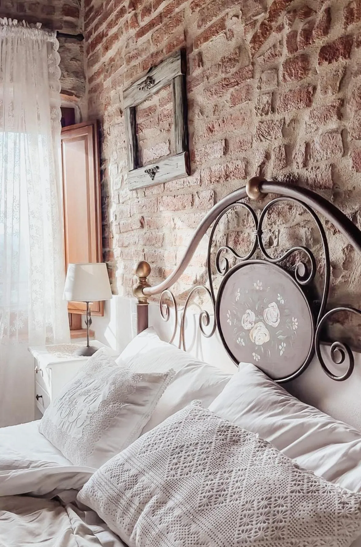 Bedroom, Bed in Antica Torre del Borgo