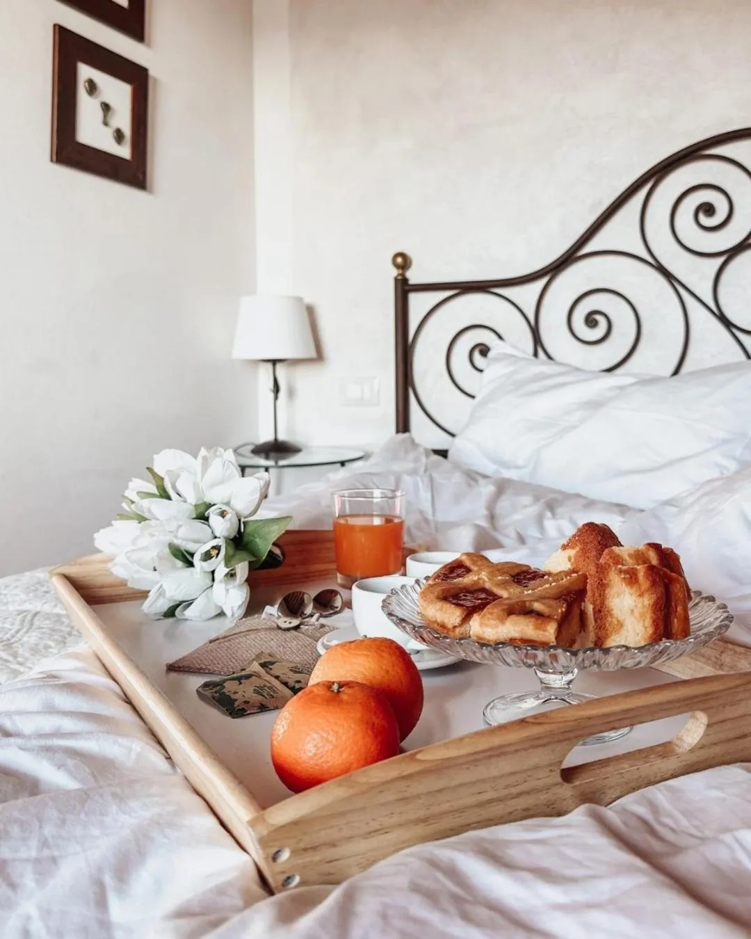 Bed in Antica Torre del Borgo