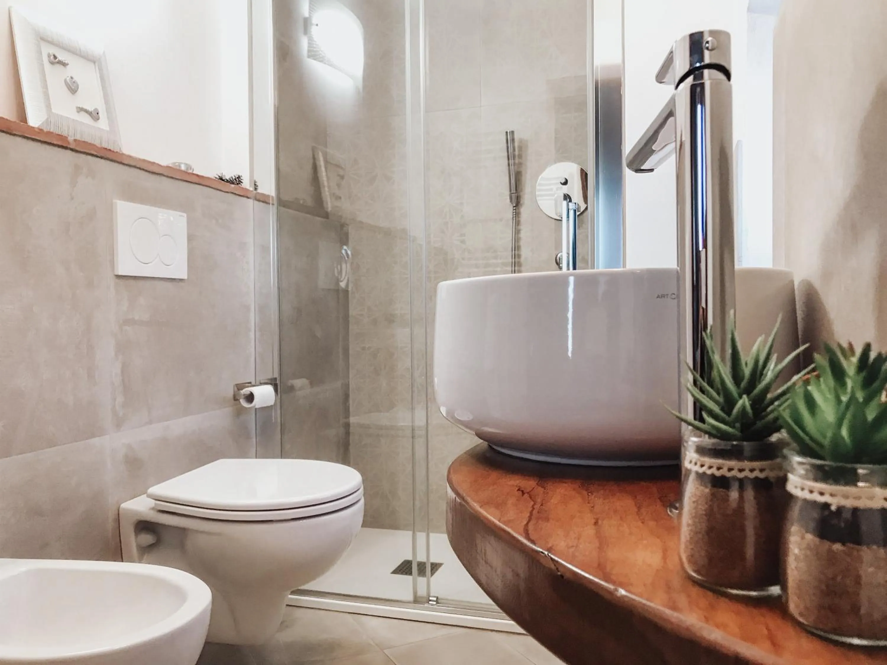 Bathroom in Antica Torre del Borgo