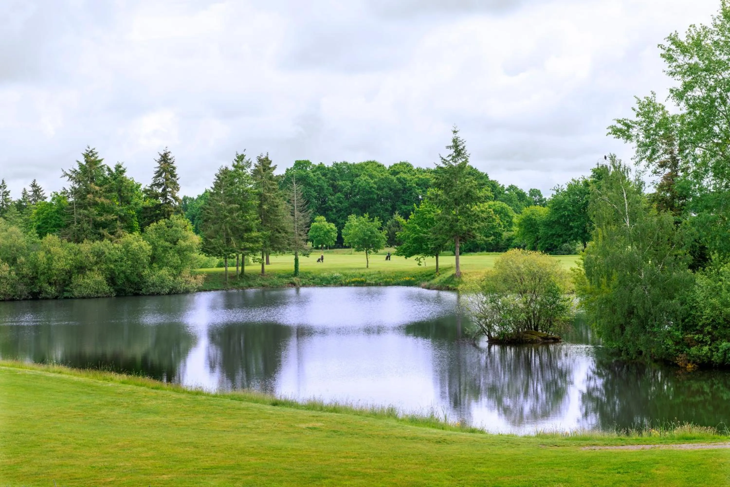 Natural landscape in Domaine de Cicé-Blossac, Resort Spa & Golf