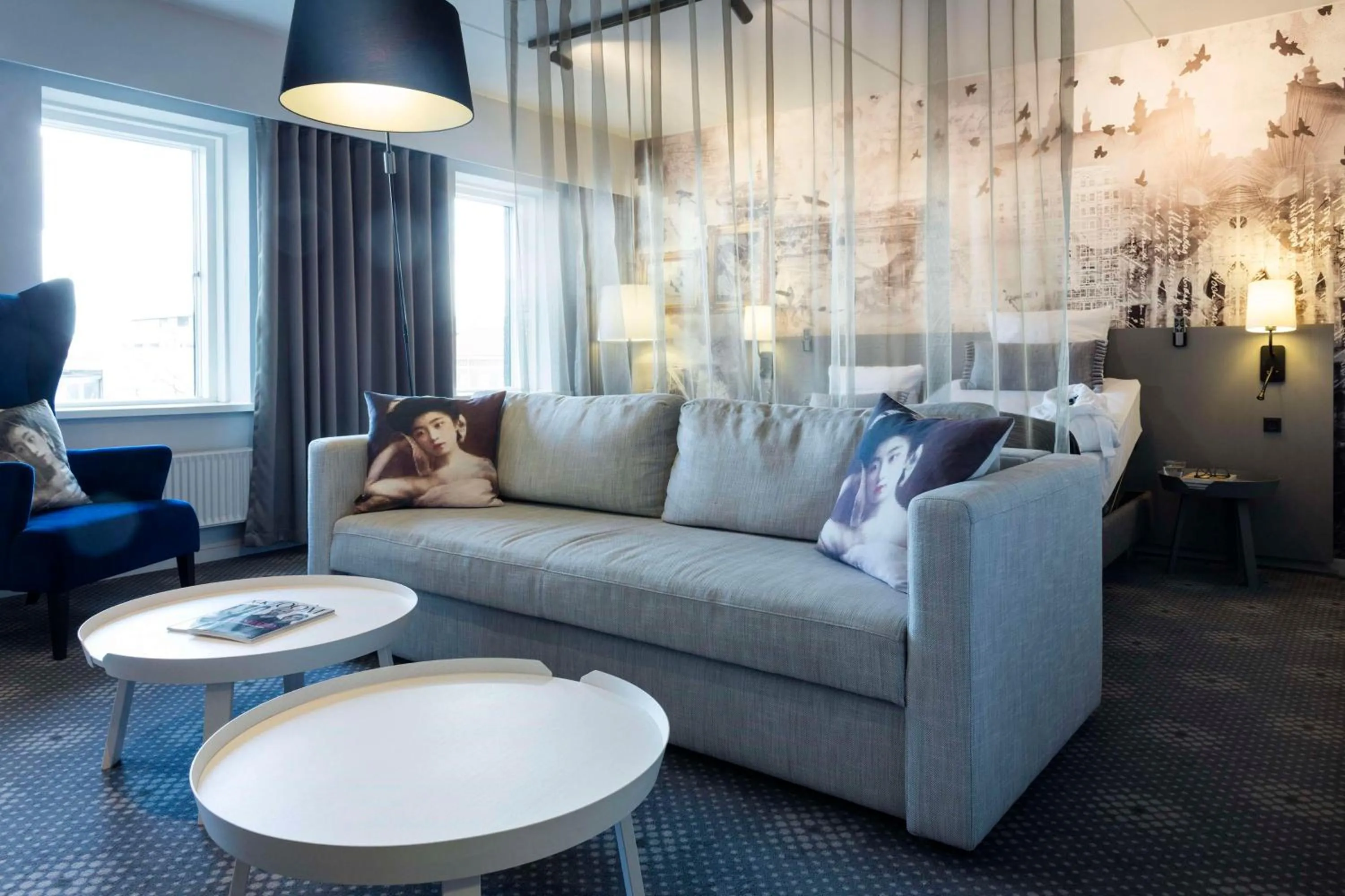 Bedroom in Scandic Regina