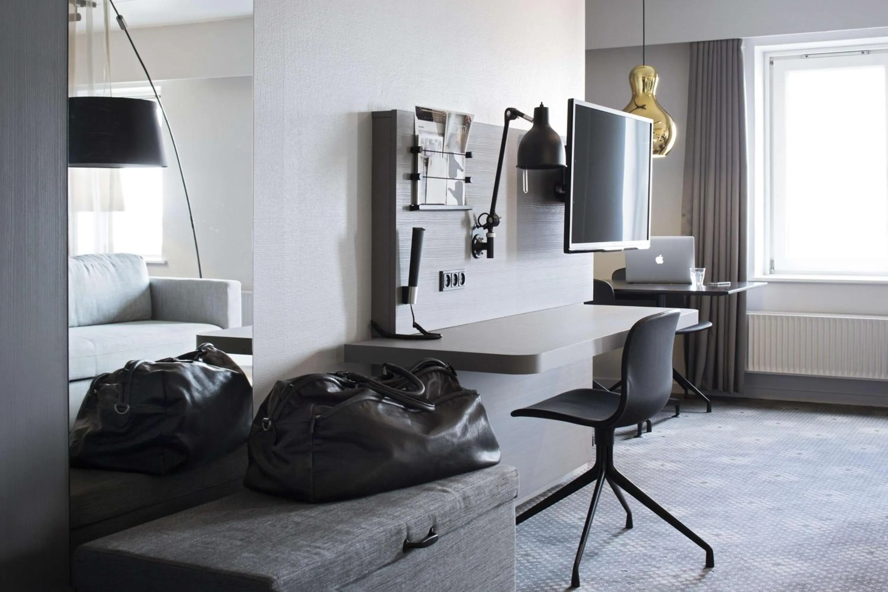 Bedroom in Scandic Regina