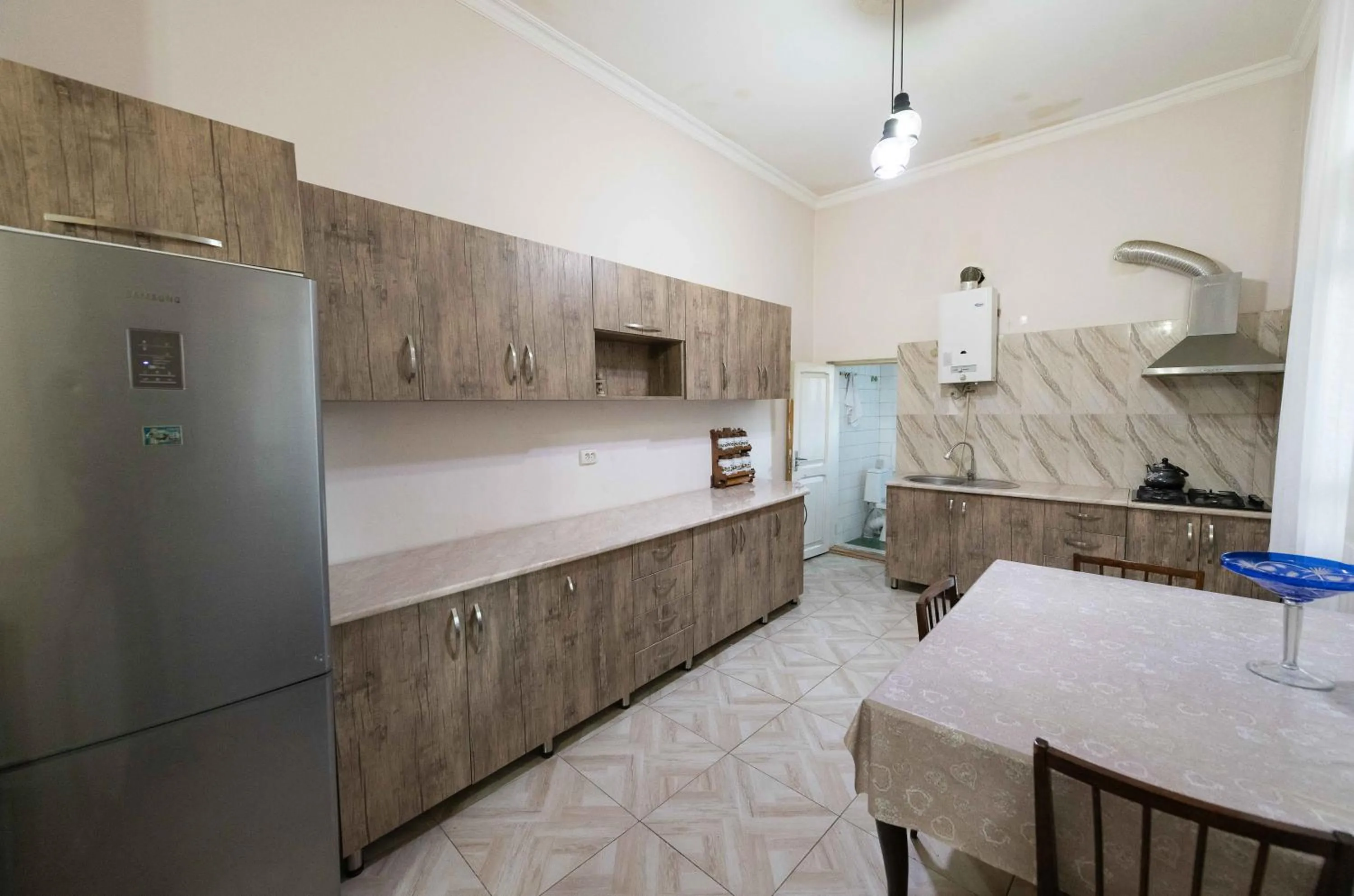 Communal kitchen in Anna's Guest House