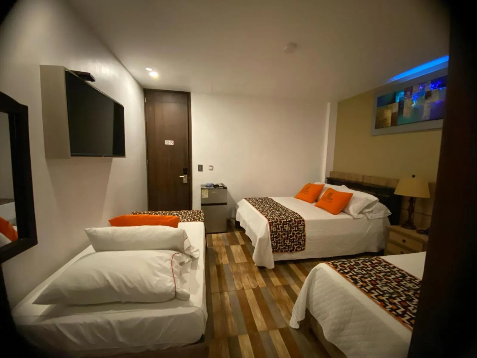 Bed in Hotel Ucla Center