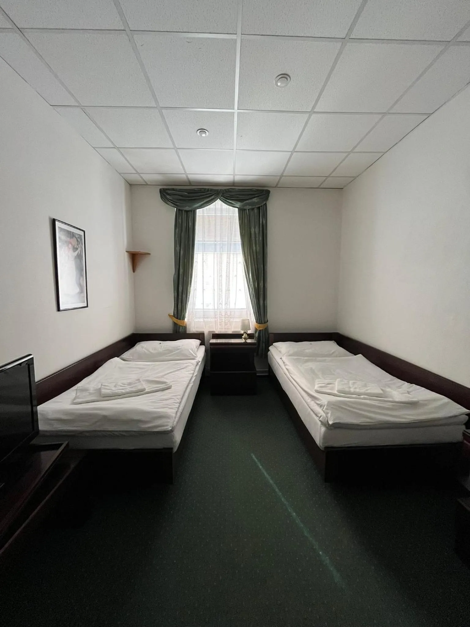 Bed in Hotel Omega Brno