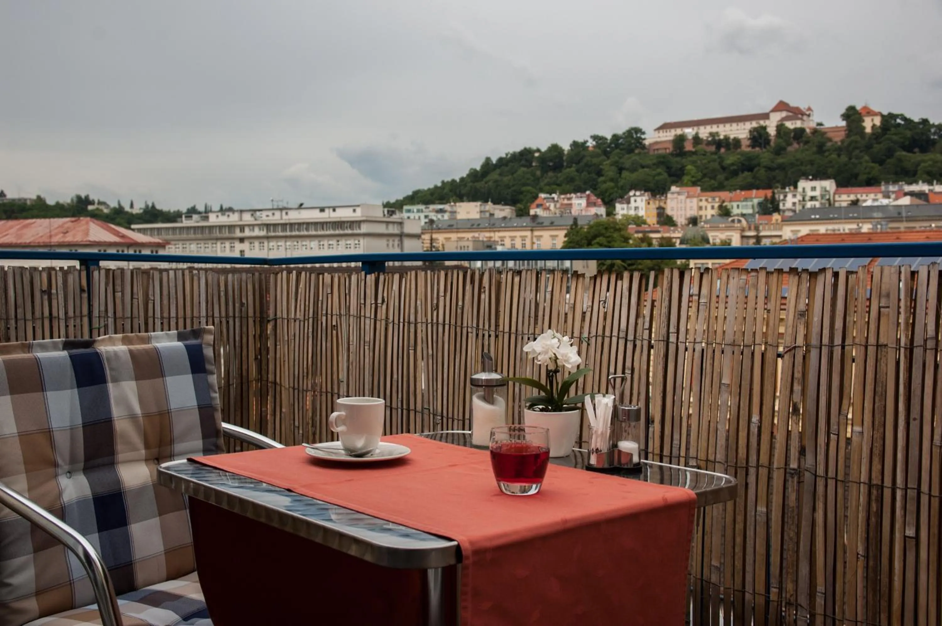 Balcony/Terrace in Hotel Omega Brno