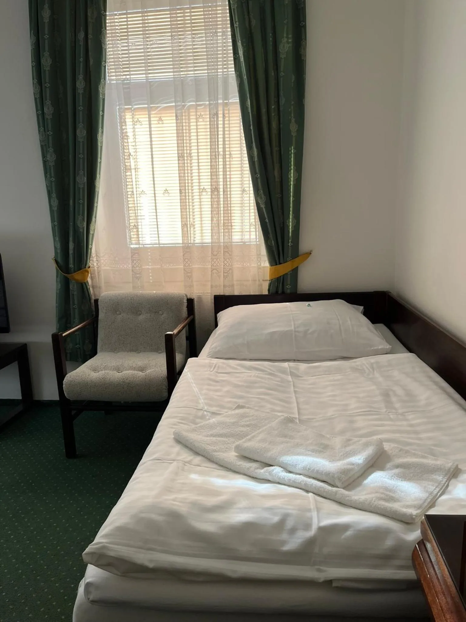 Bed in Hotel Omega Brno