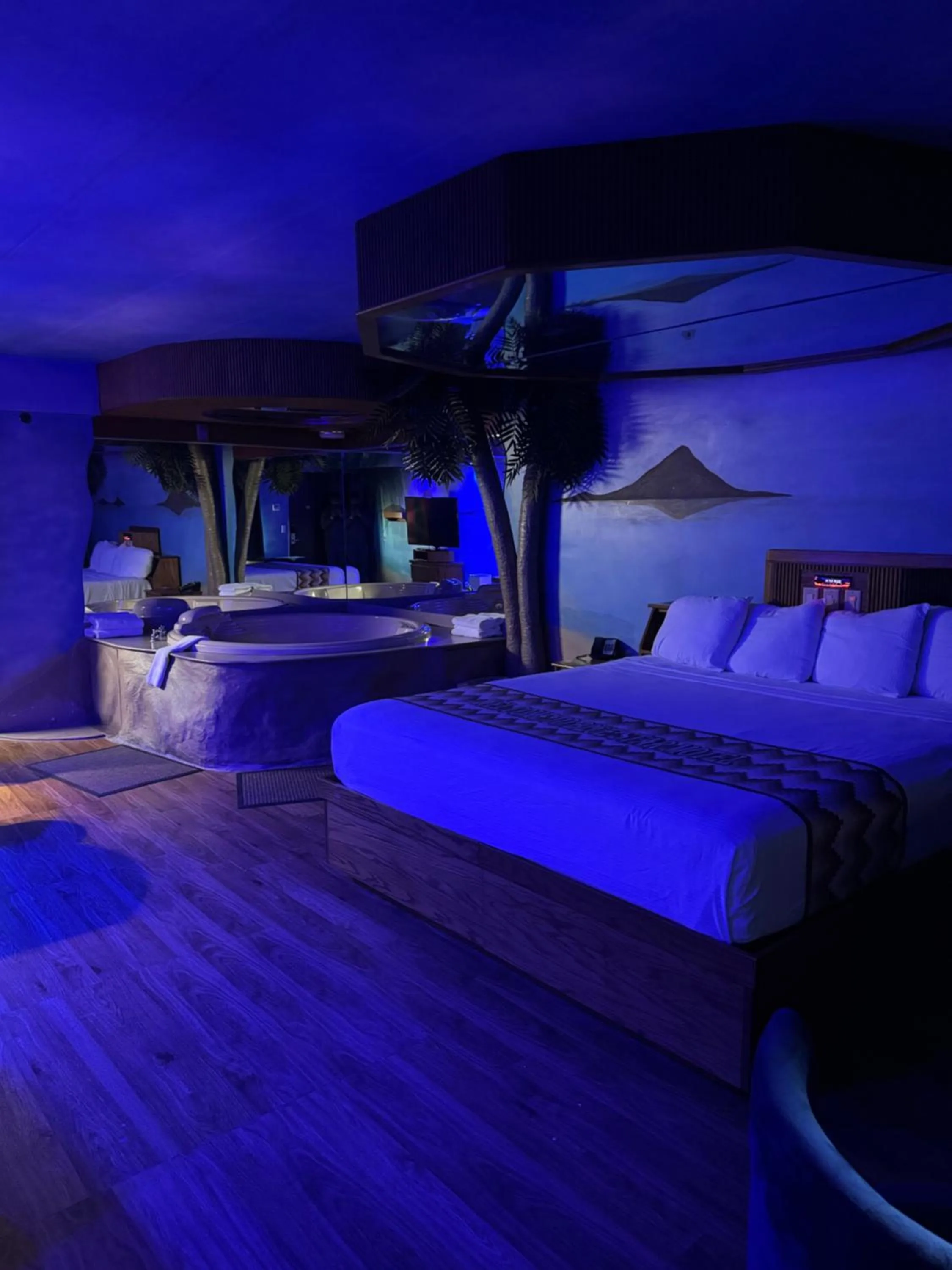 Photo of the whole room, Bed in Blue Star Motel