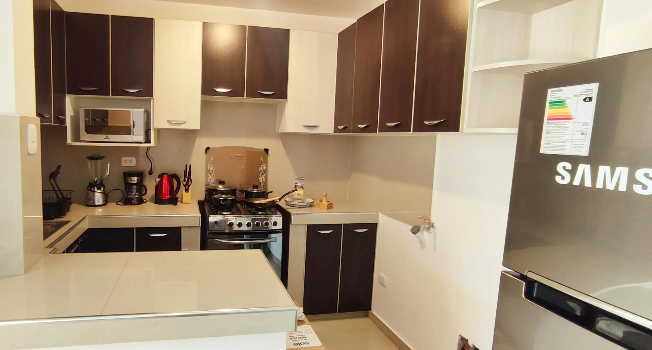 Kitchen or kitchenette in Cozy Room Cusco