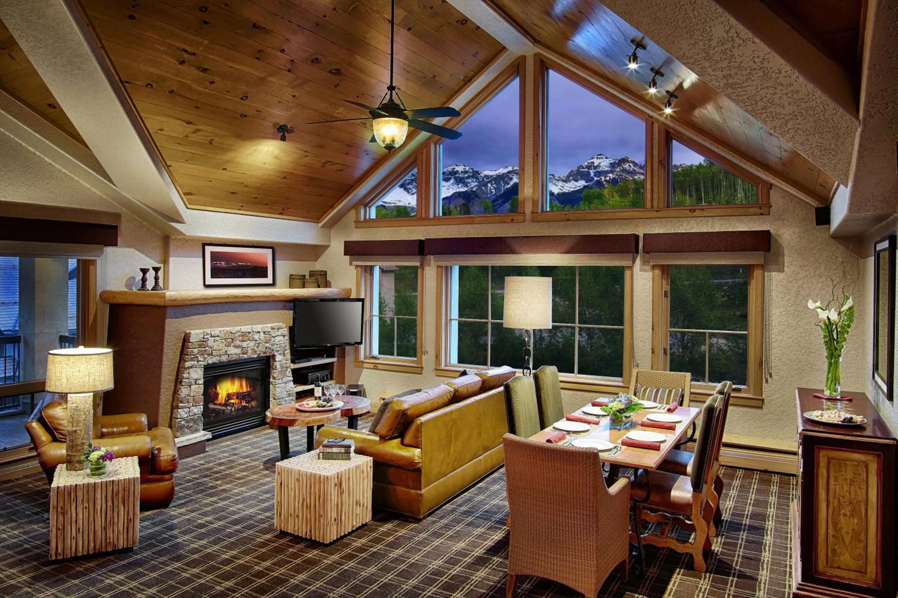 Patio in Fairmont Heritage Place, Franz Klammer Lodge