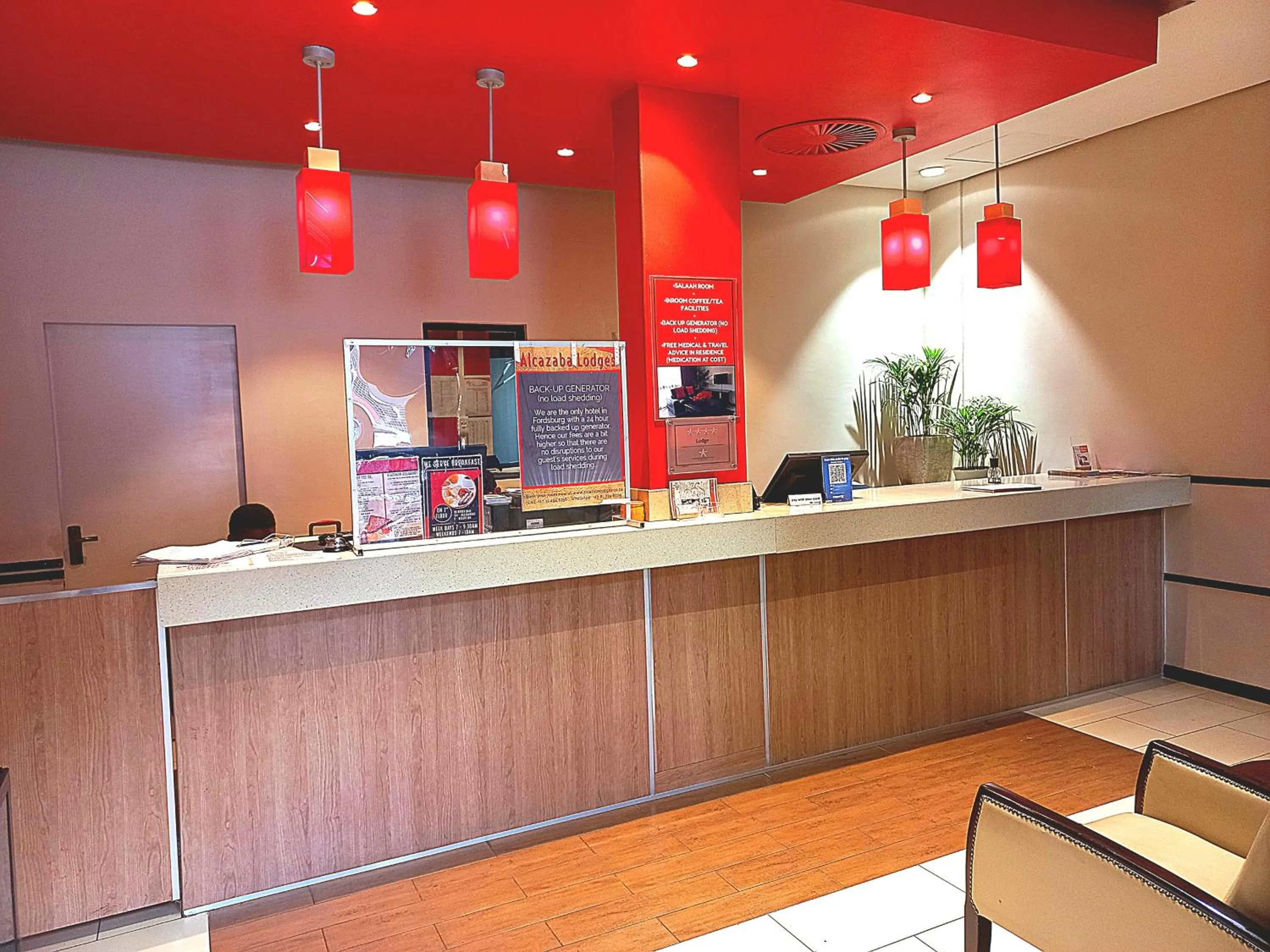 Lobby or reception in Alcazaba Hotel