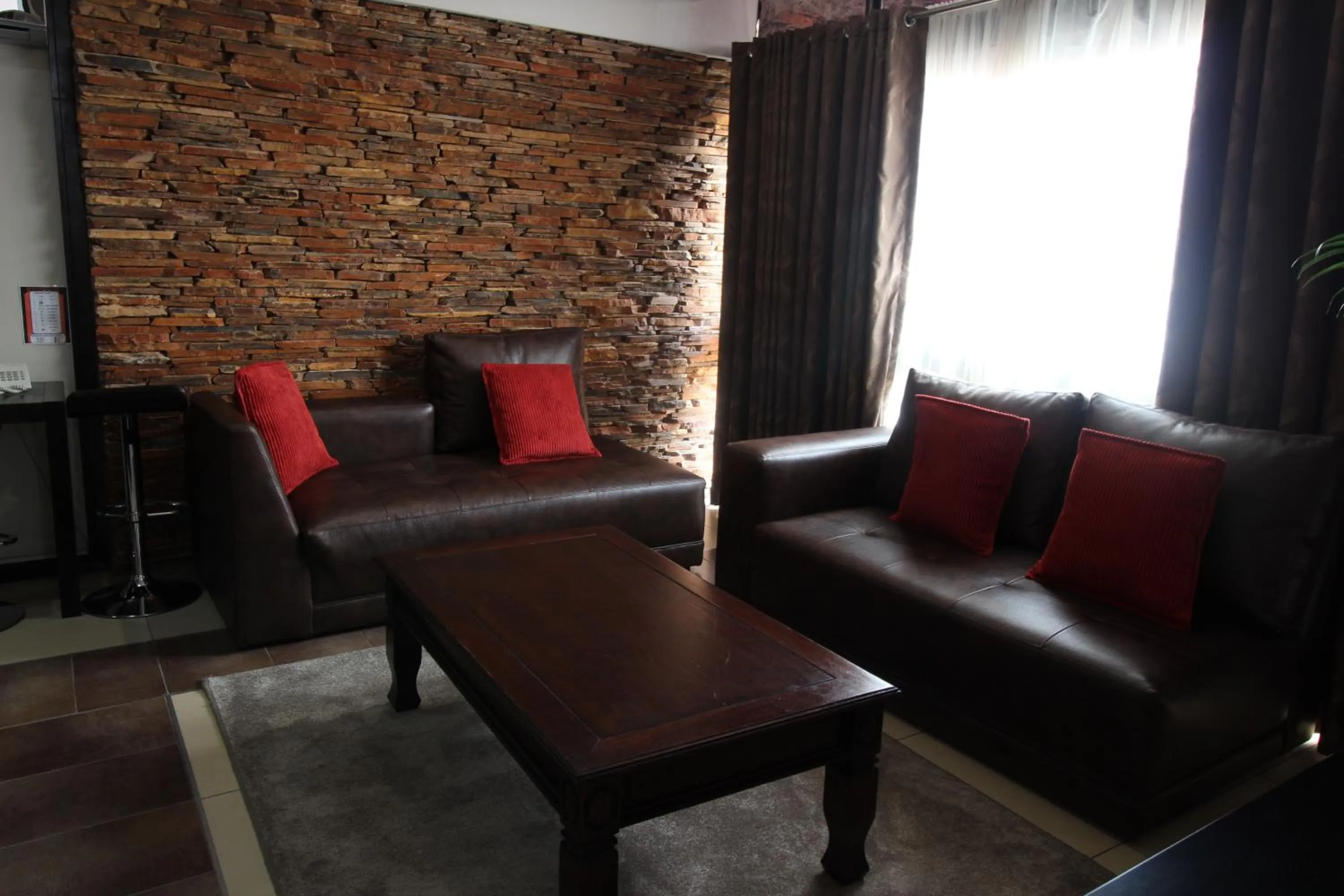 Seating area in Alcazaba Hotel