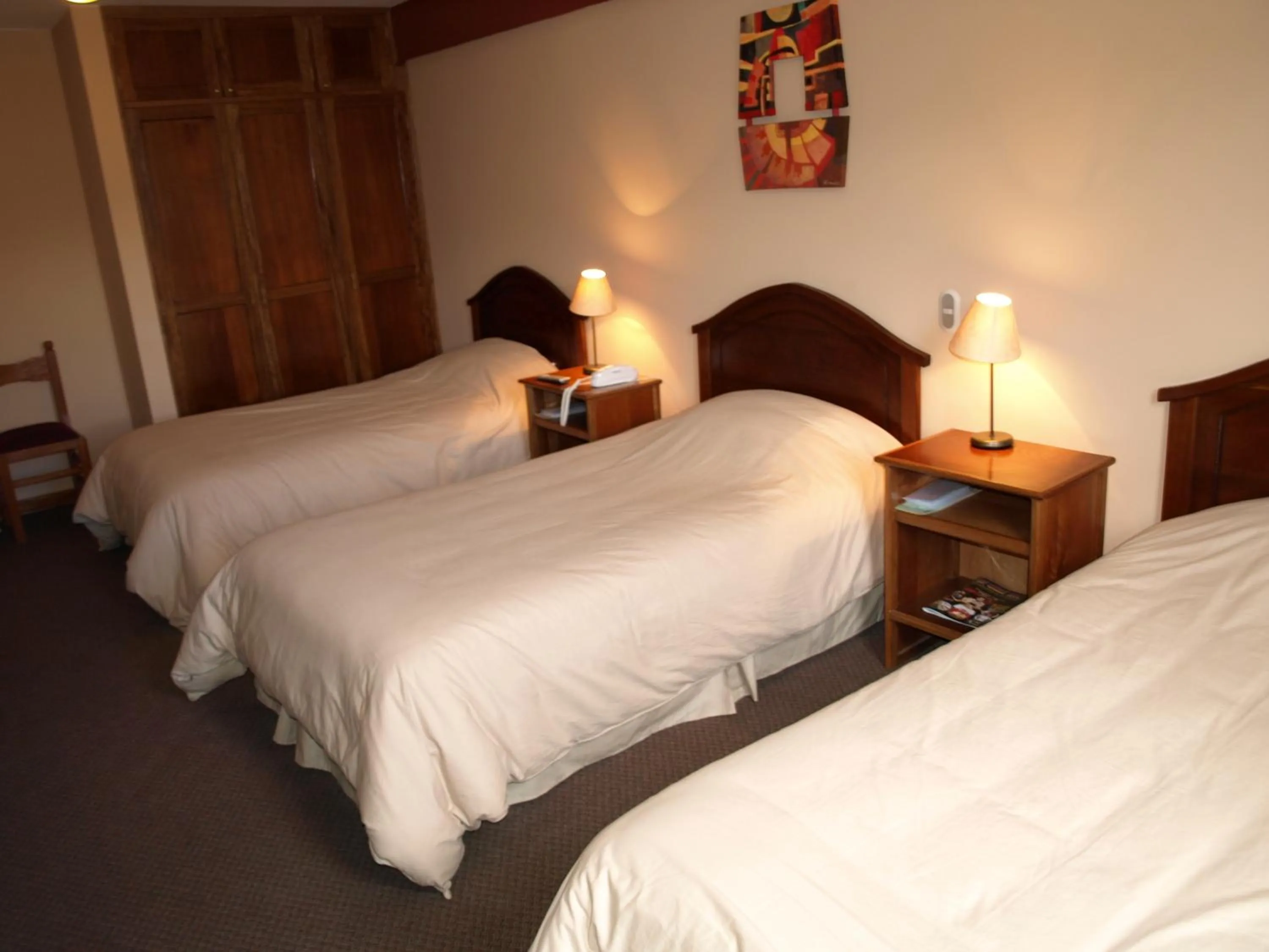 Bed in Qelqatani Hotel