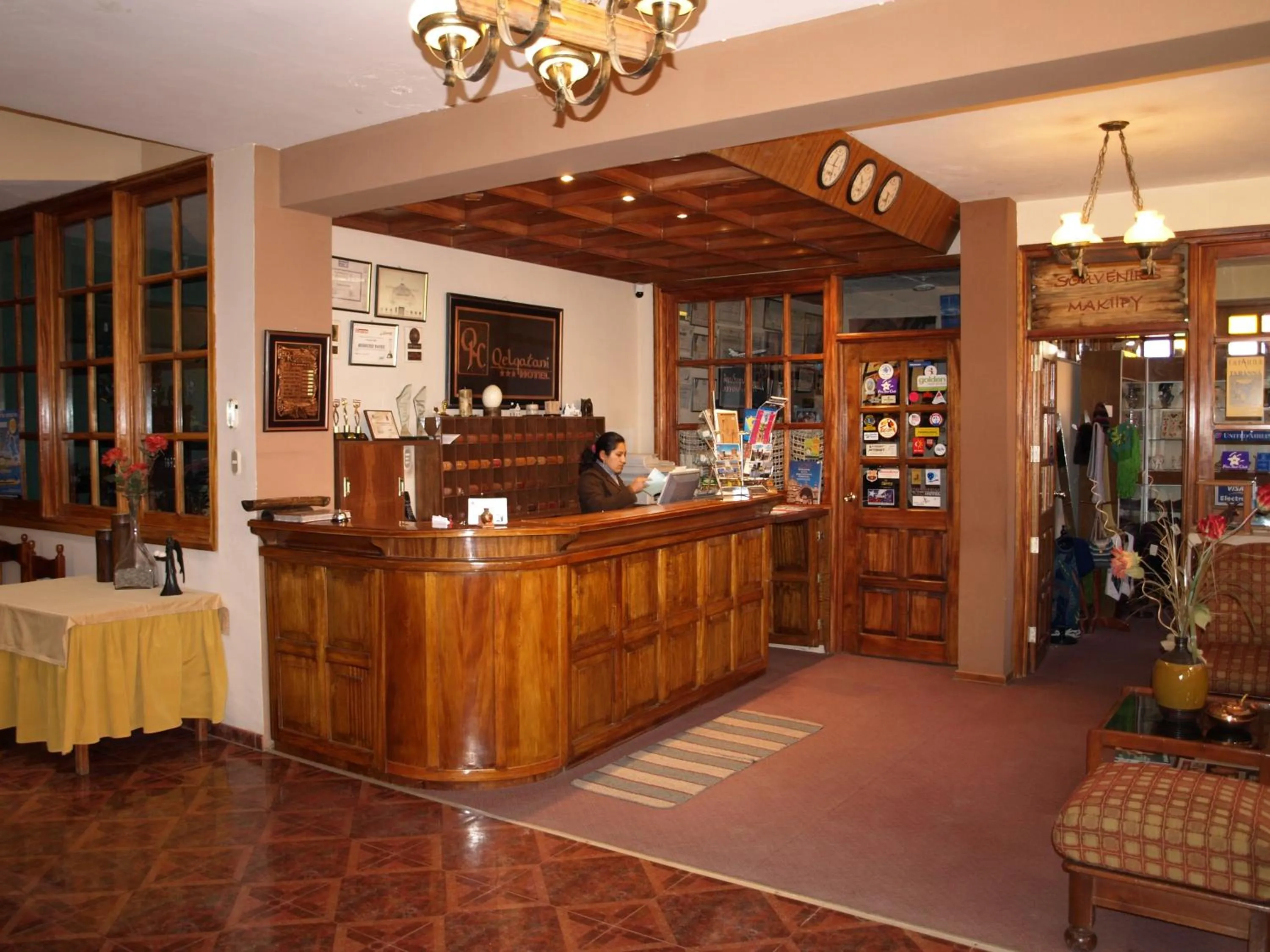 Lobby or reception in Qelqatani Hotel