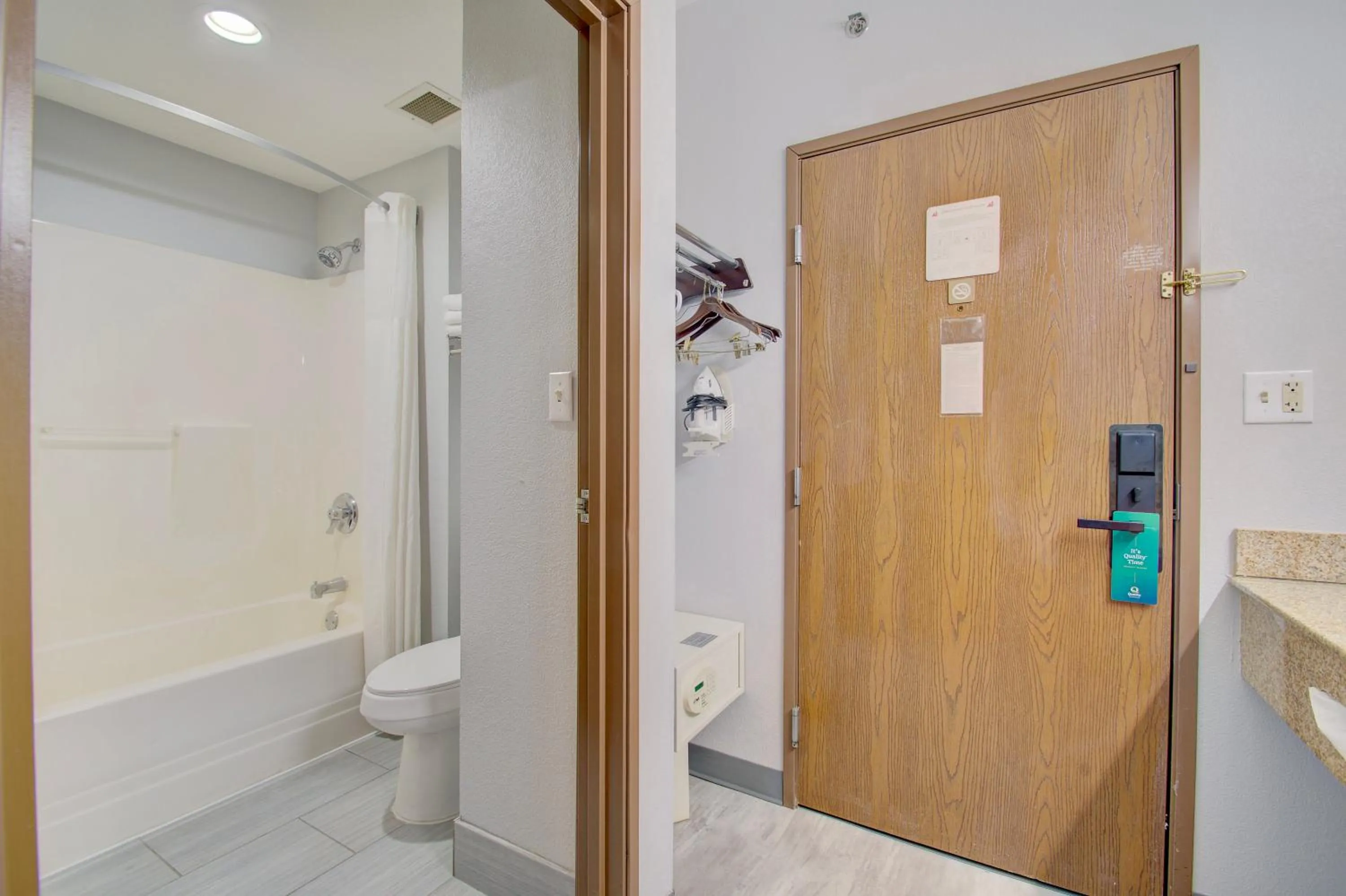 Toilet in Quality Inn & Suites CVG Airport