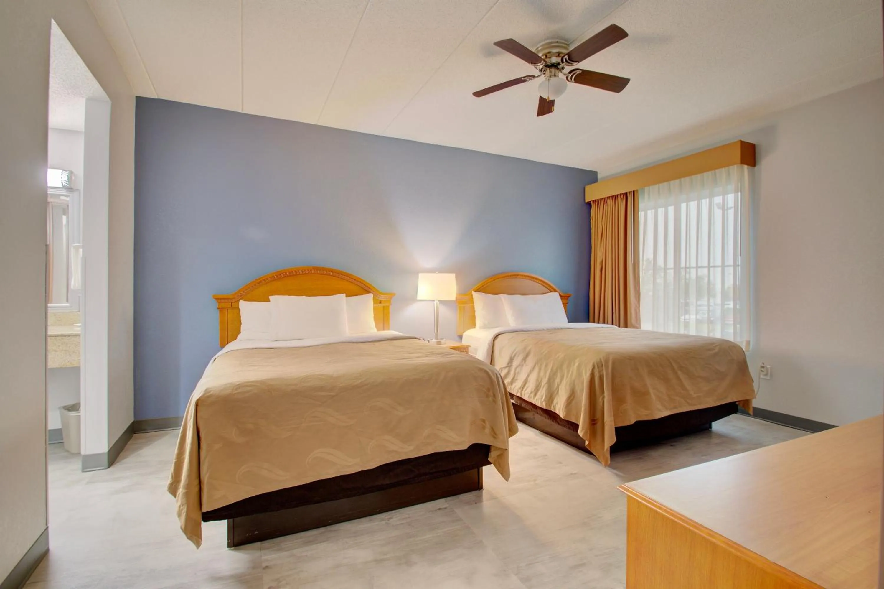 Bed in Quality Inn & Suites CVG Airport