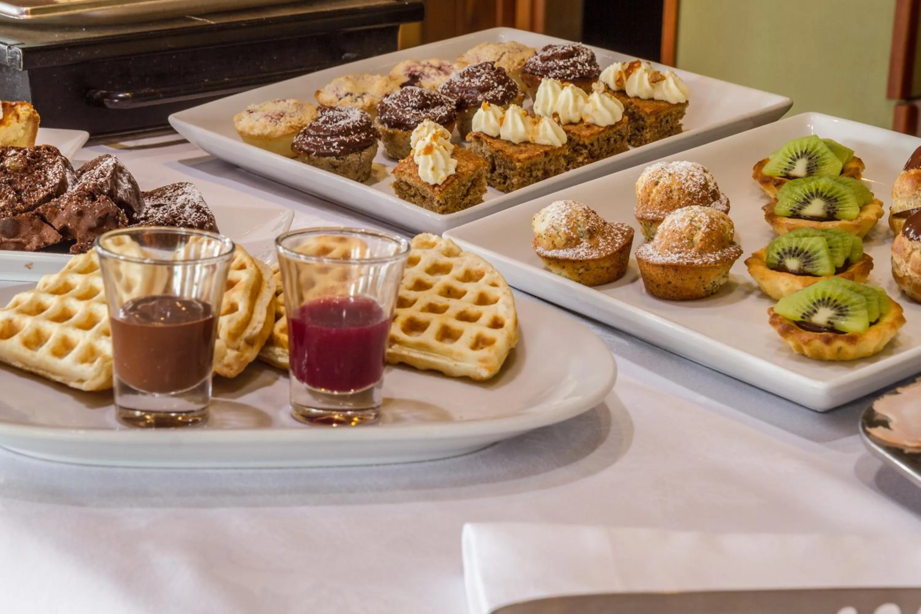 Buffet breakfast in Charming Luxury Lodge & Private Spa