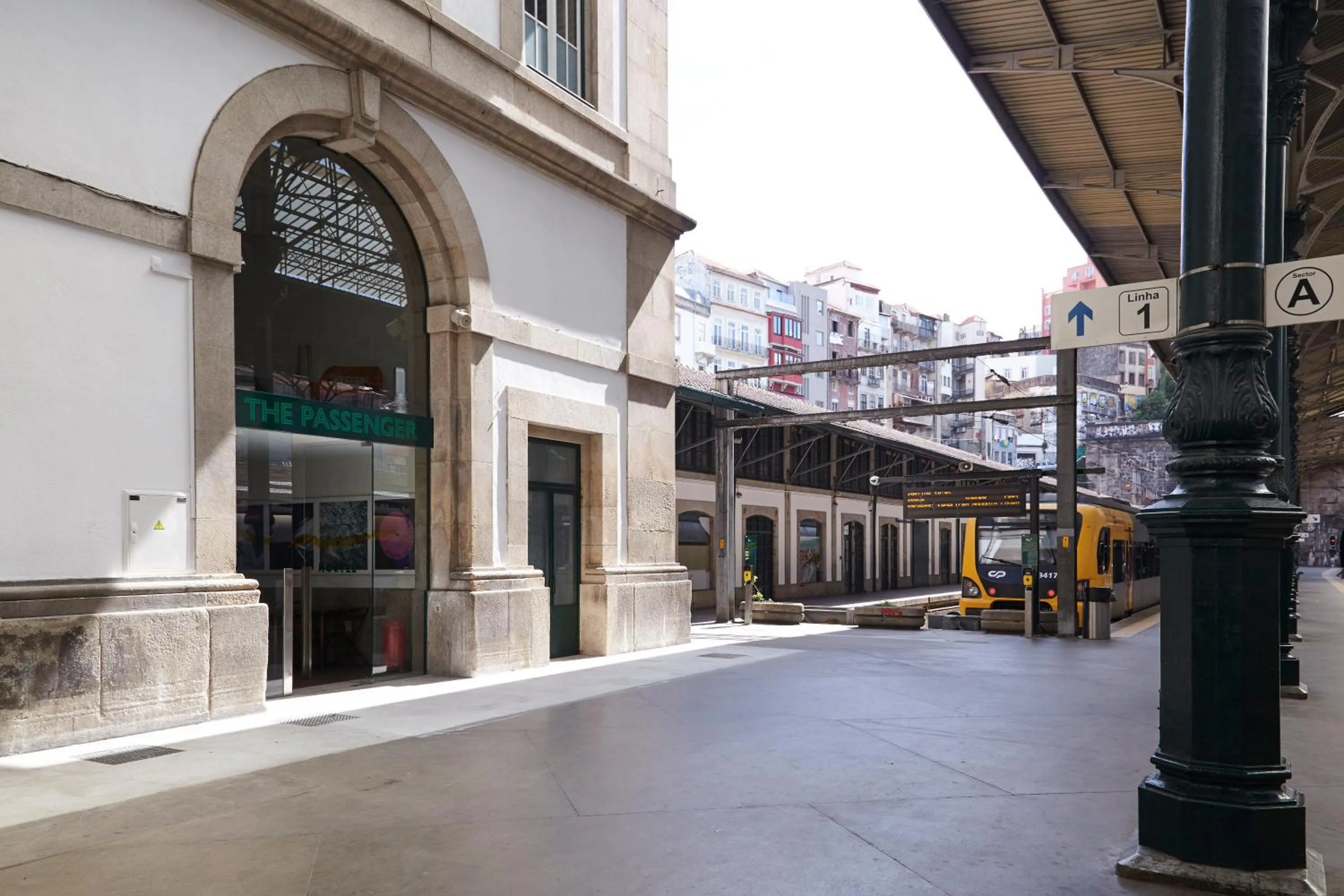 Facade/entrance in The Passenger Hostel