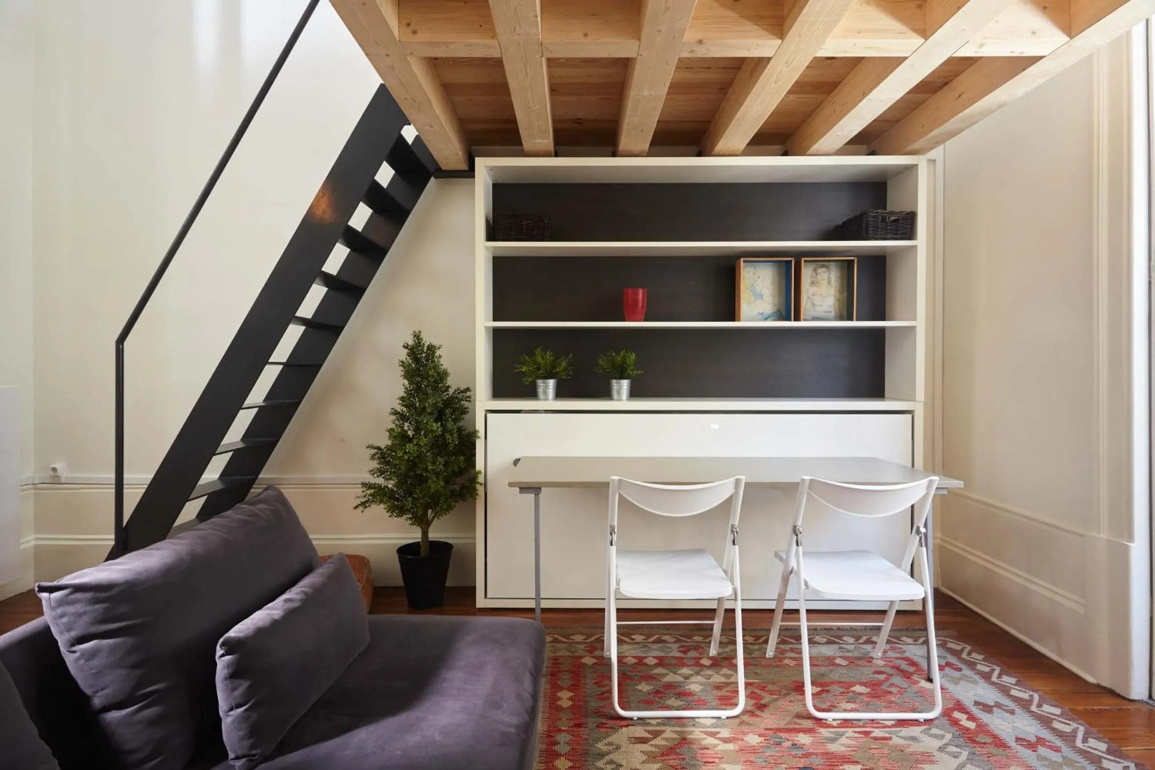 Living room in The Passenger Hostel