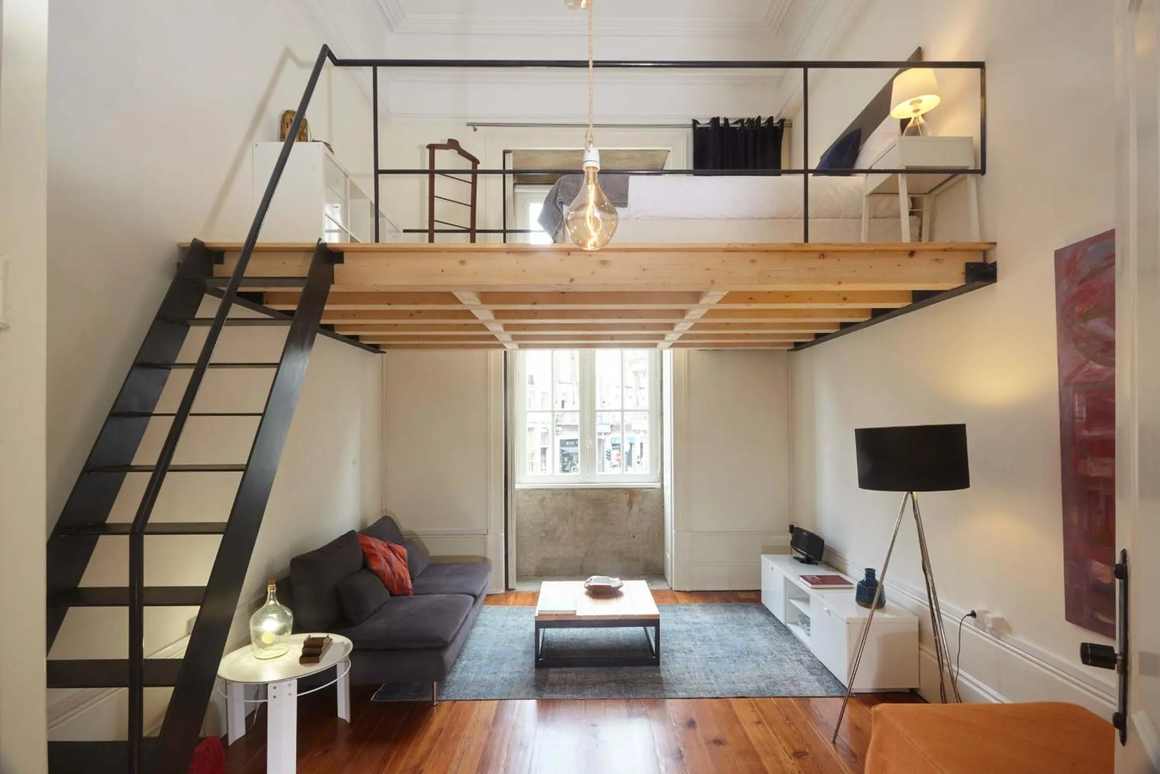 Living room in The Passenger Hostel