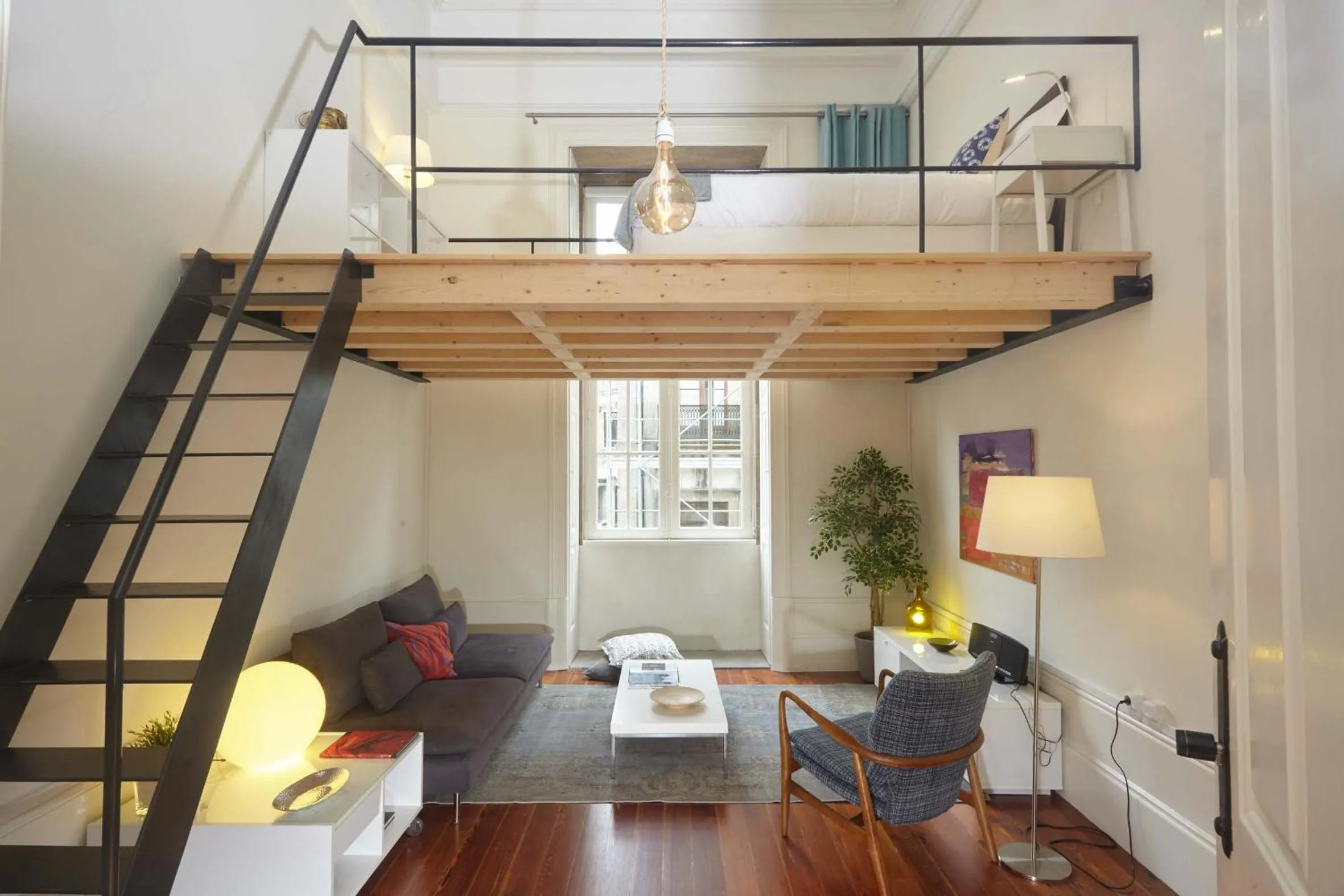 Living room in The Passenger Hostel