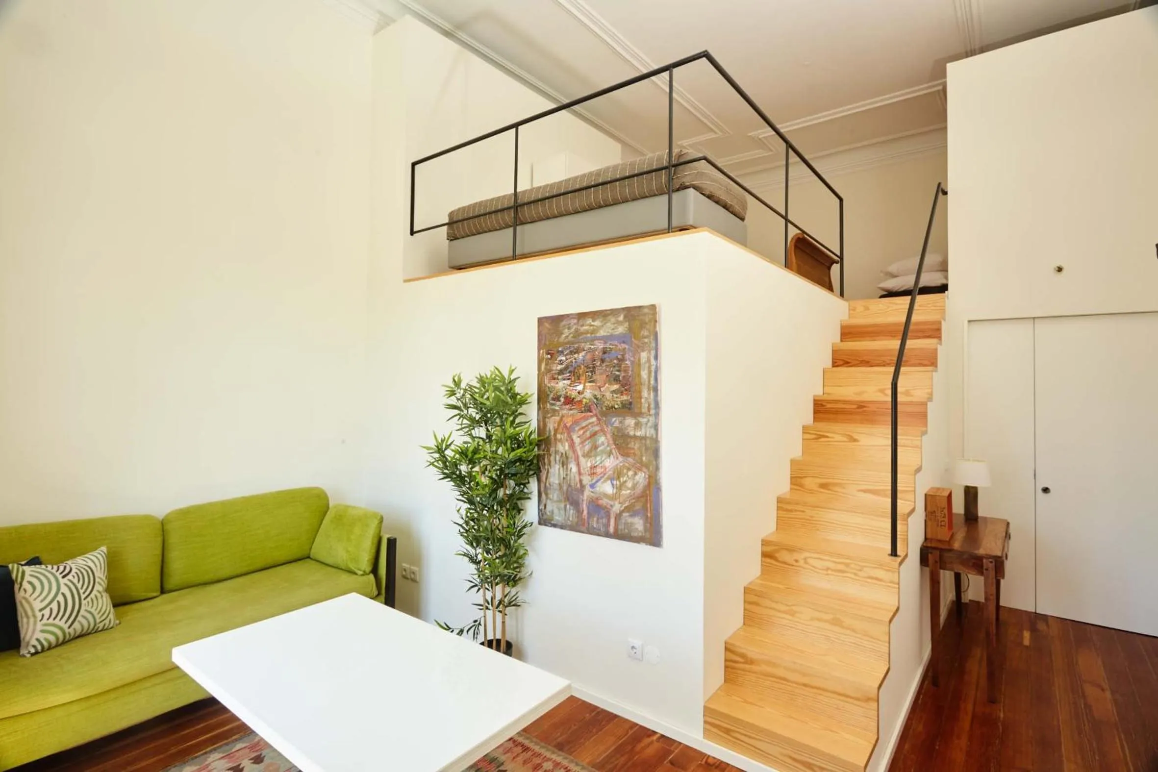 Living room in The Passenger Hostel