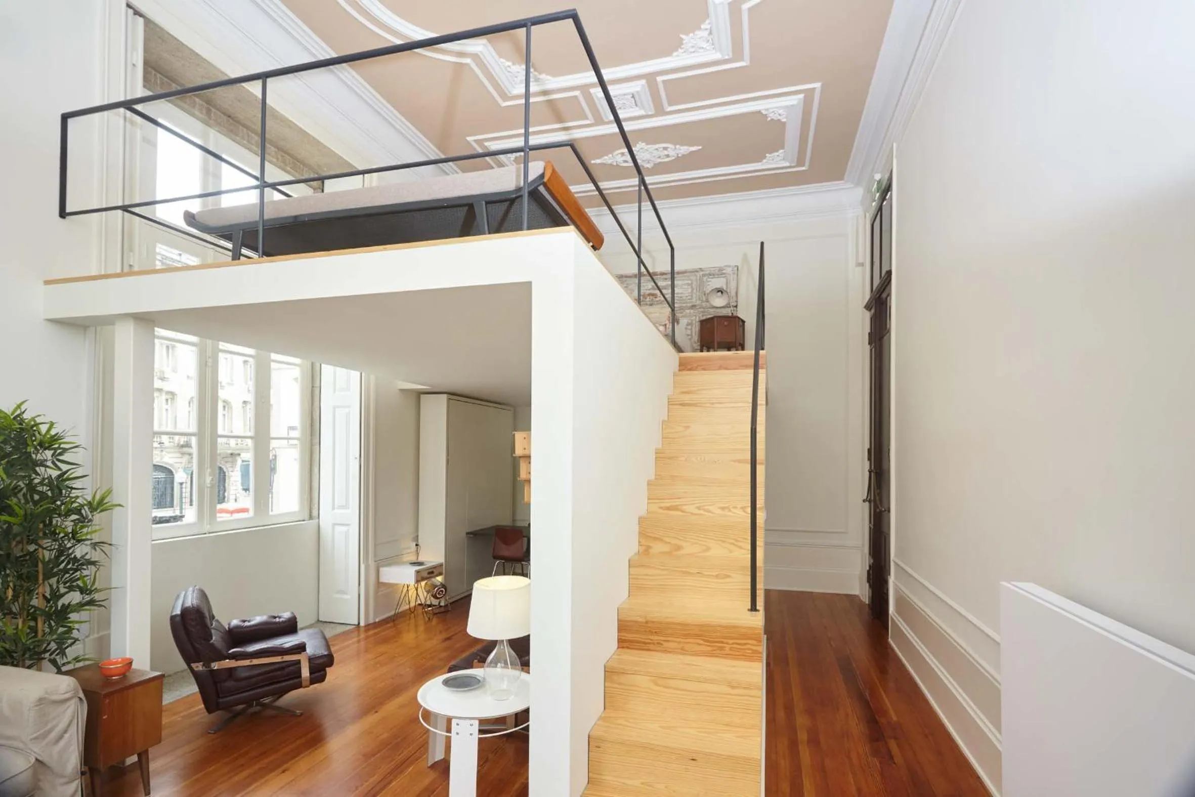 Living room in The Passenger Hostel