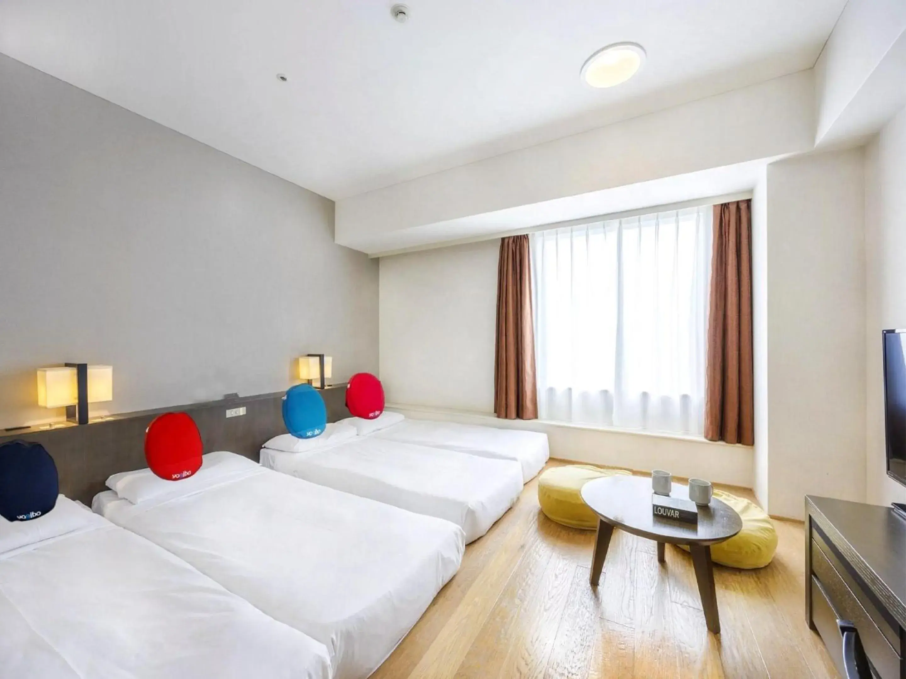 Quadruple Room with Mattresses with Wooden Floor - Non-Smoking in Tokyo Bay Ariake Washington Hotel Quadruple Room with Mattresses with Wooden Floor - Non-Smoking in Tokyo Bay Ariake Washington Hotel