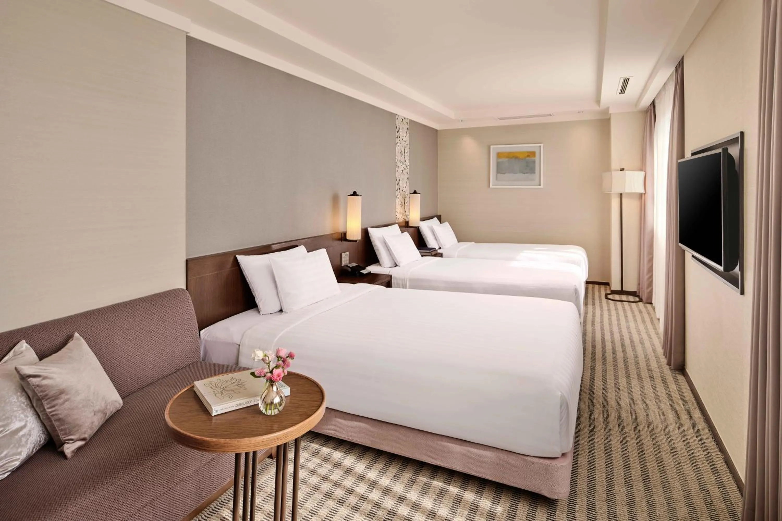 Bed in Royal Hotel Seoul