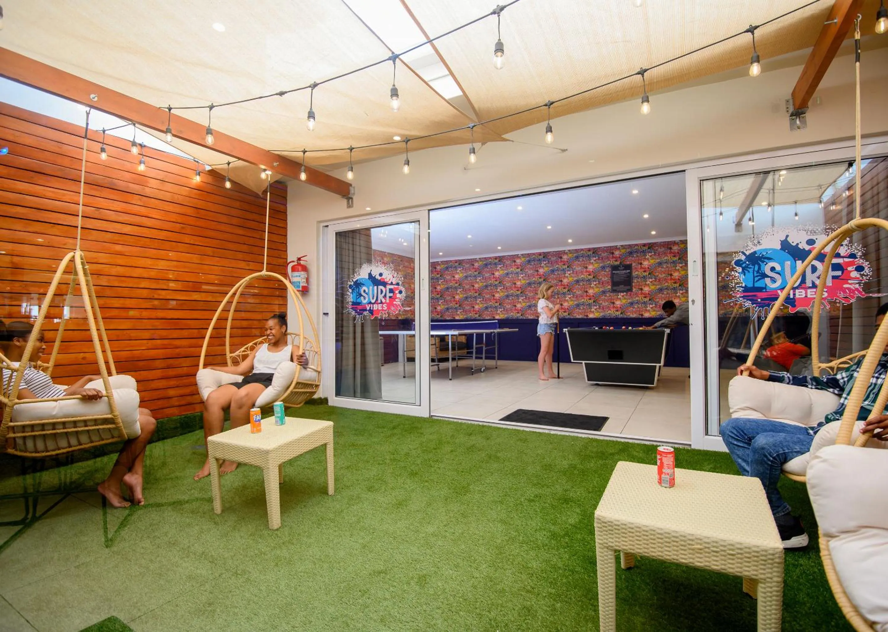 Seating area in Blue Marlin All-Inclusive Seascape by Dream Resorts