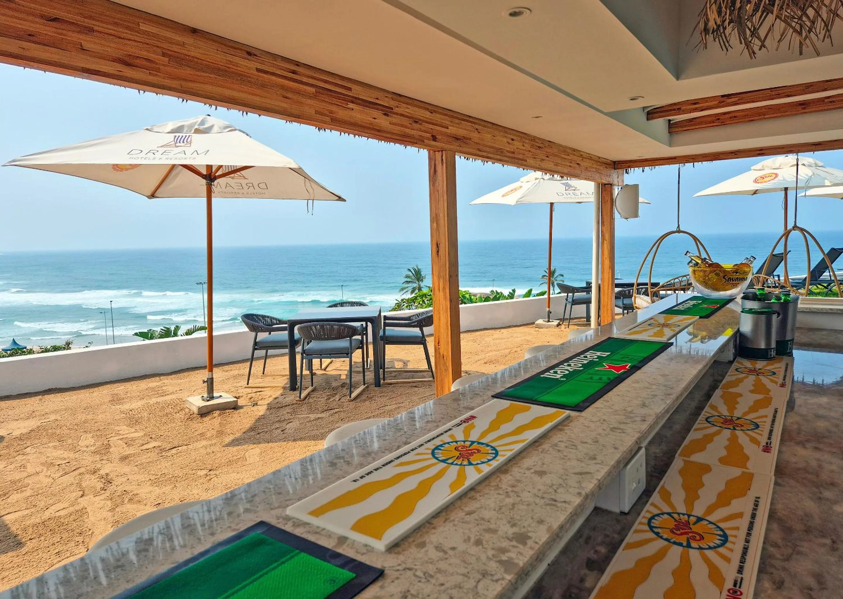 Patio in Blue Marlin All-Inclusive Seascape by Dream Resorts