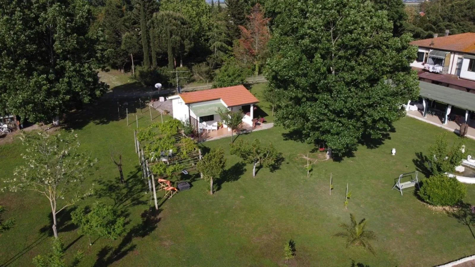 Bird's eye view in Villa Isabella