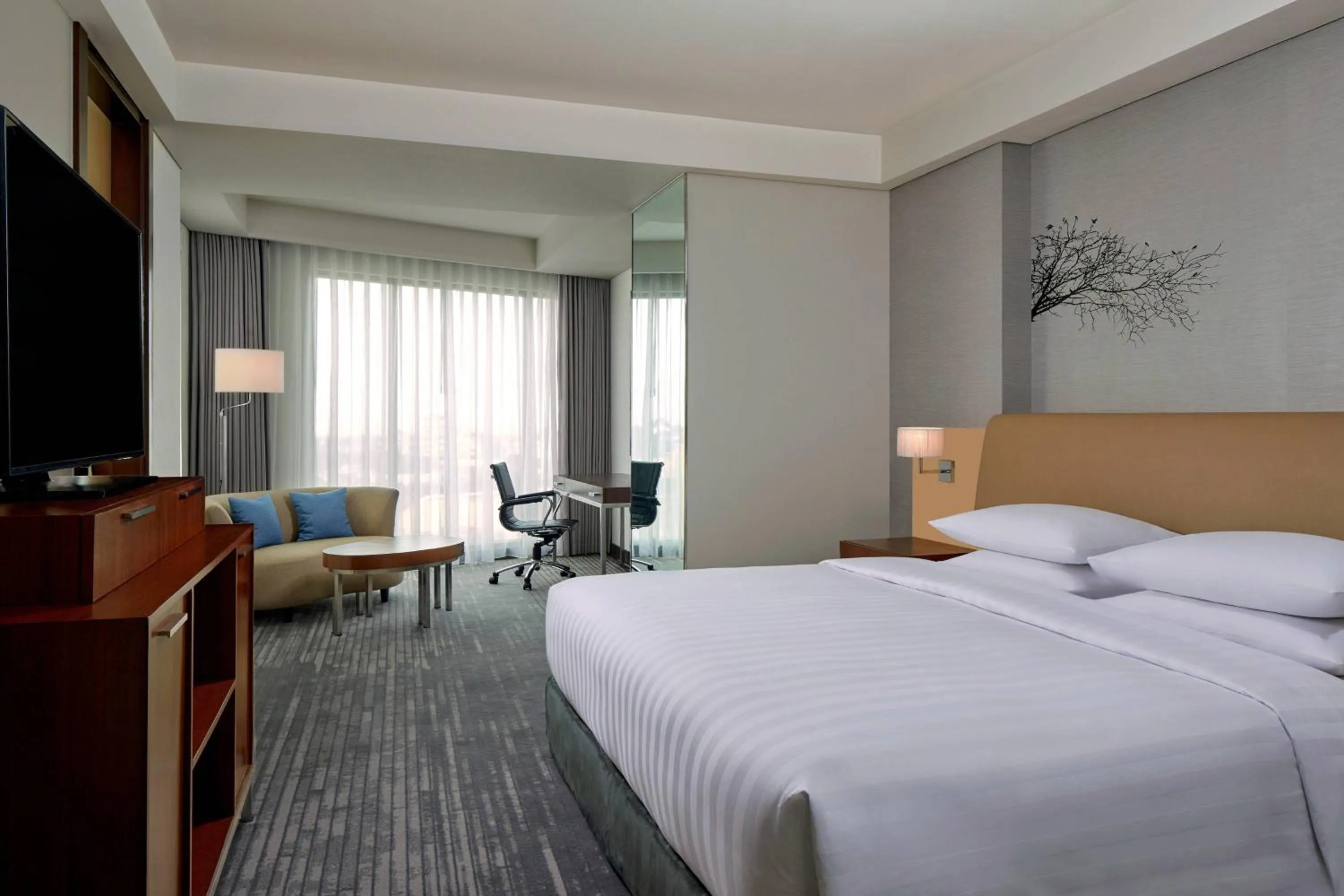 Bedroom, Bed in Courtyard by Marriott Bandung Dago