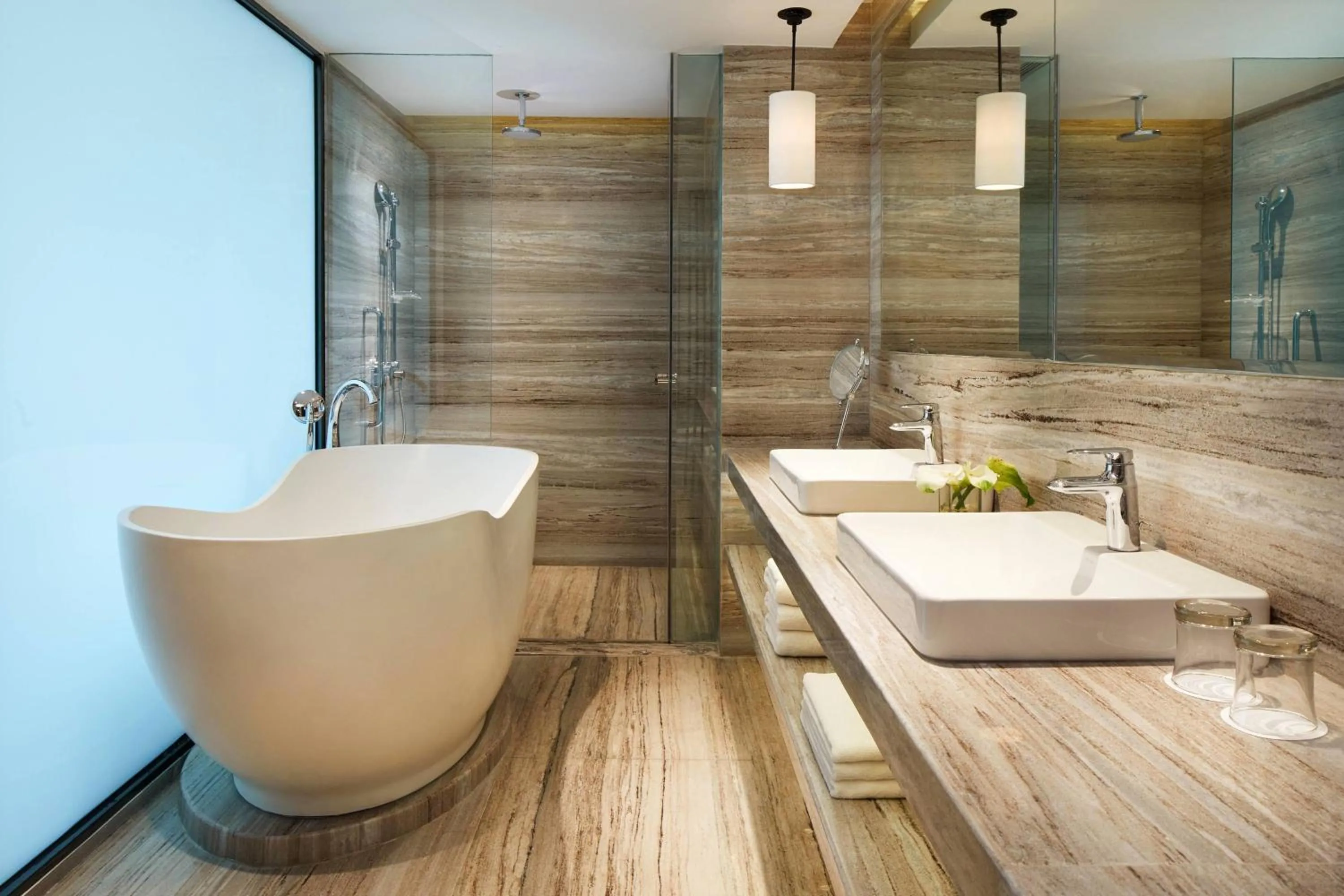 Bathroom in Courtyard by Marriott Bandung Dago